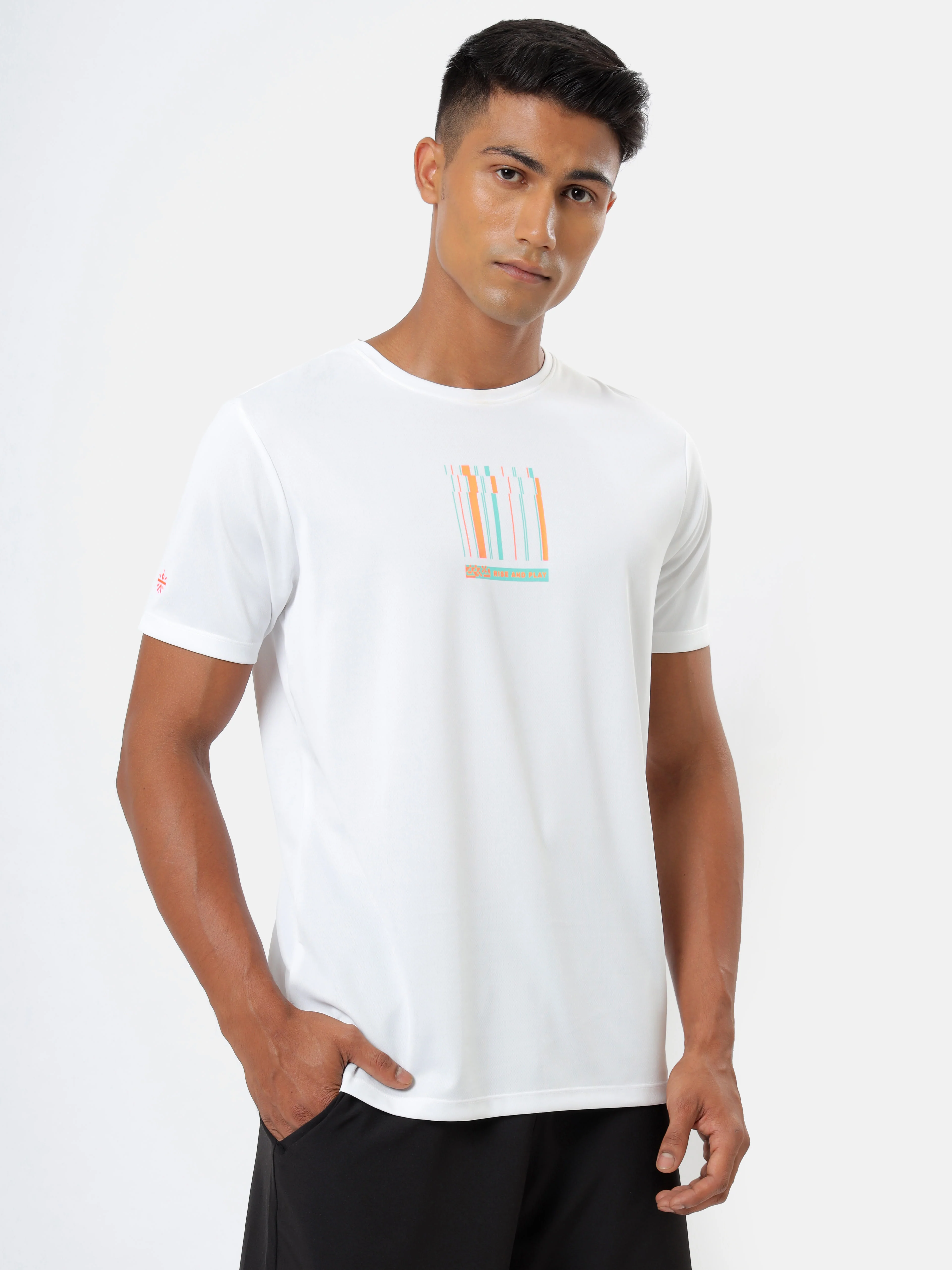 Active T-shirt with Minimal Graphic Pack of 2 - Image 5