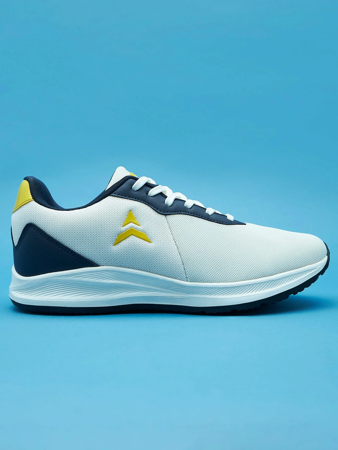 Mens - Shoes - White-Navy - UK 8 - Image 3