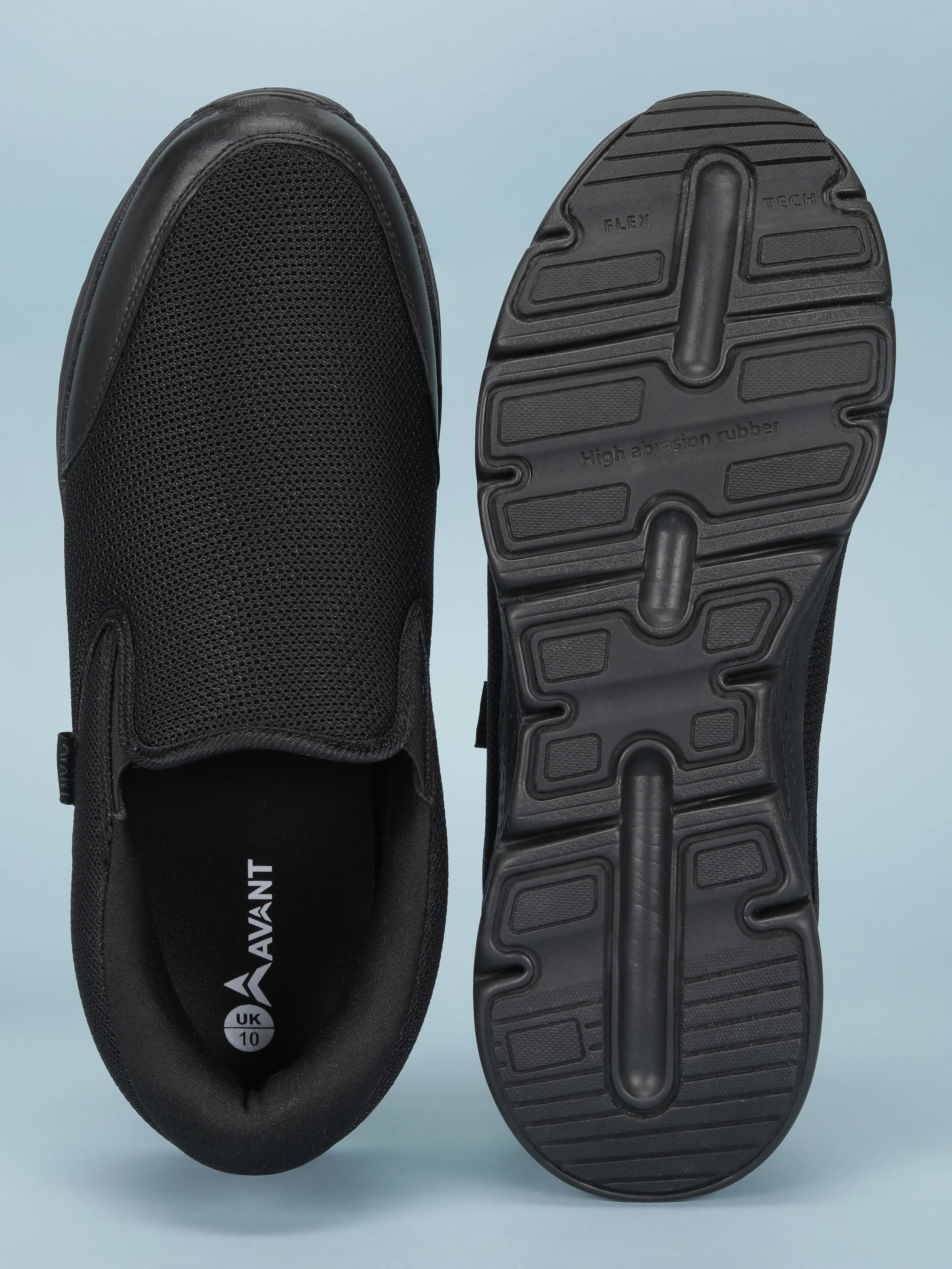 Avant Men's AirCruise Slip-On Walking Shoes - Black - Image 8