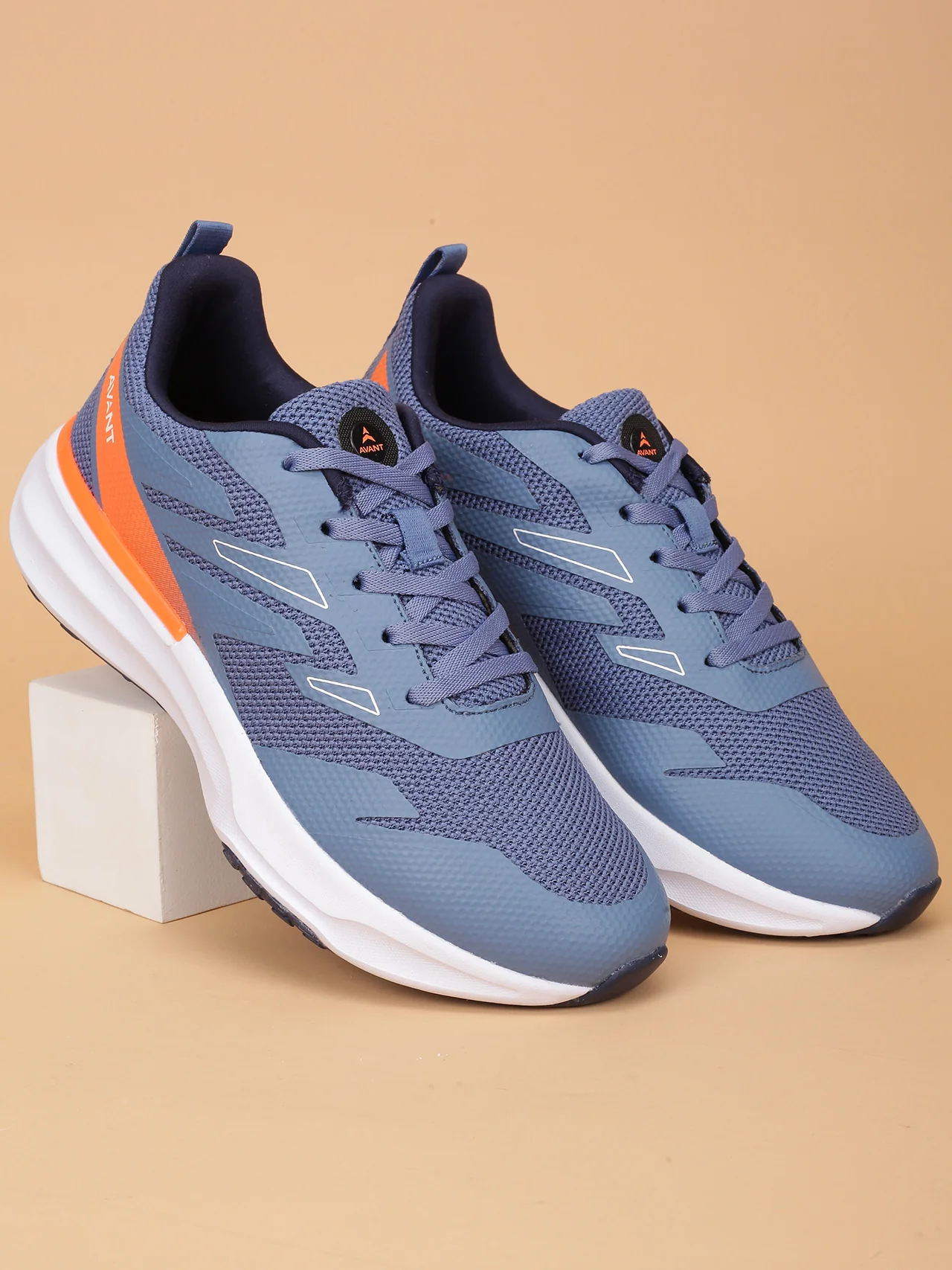 Avant Men's Aqua Ignite Sneaker Shoes - Blue/Orange