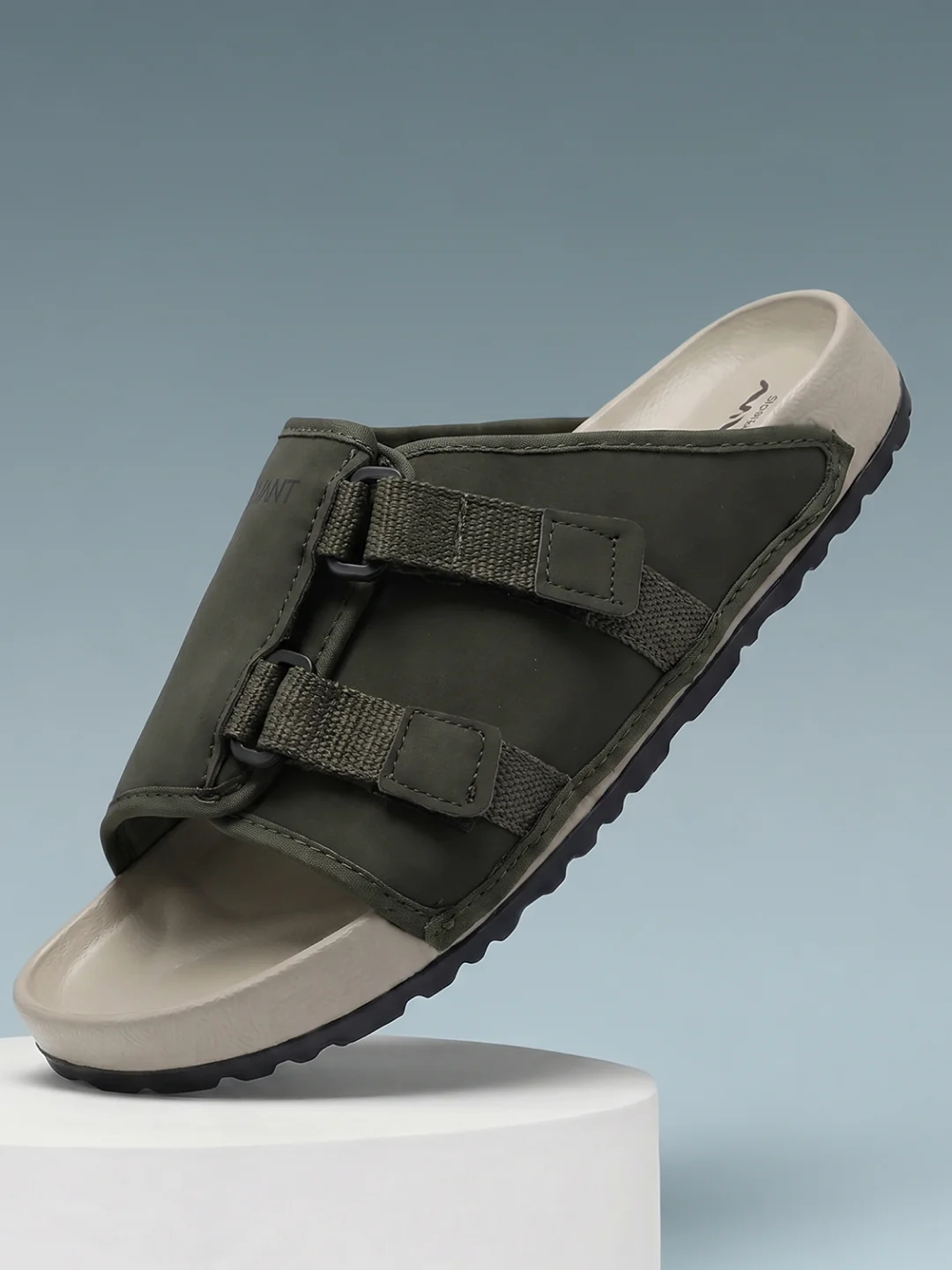 Avant Men's CalmFit Sliders - Olive/Beige