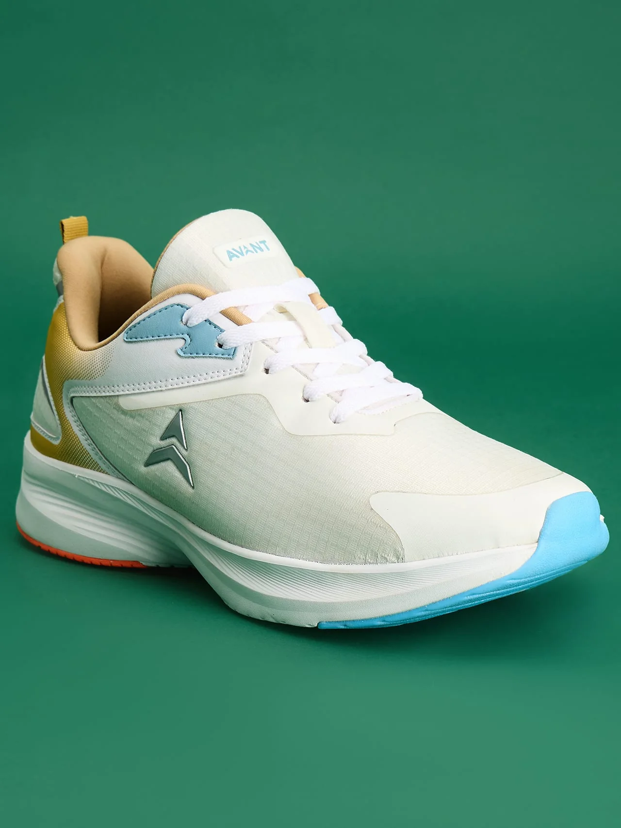 Avant Men's Delux Running Shoes - White/Gold - Image 4