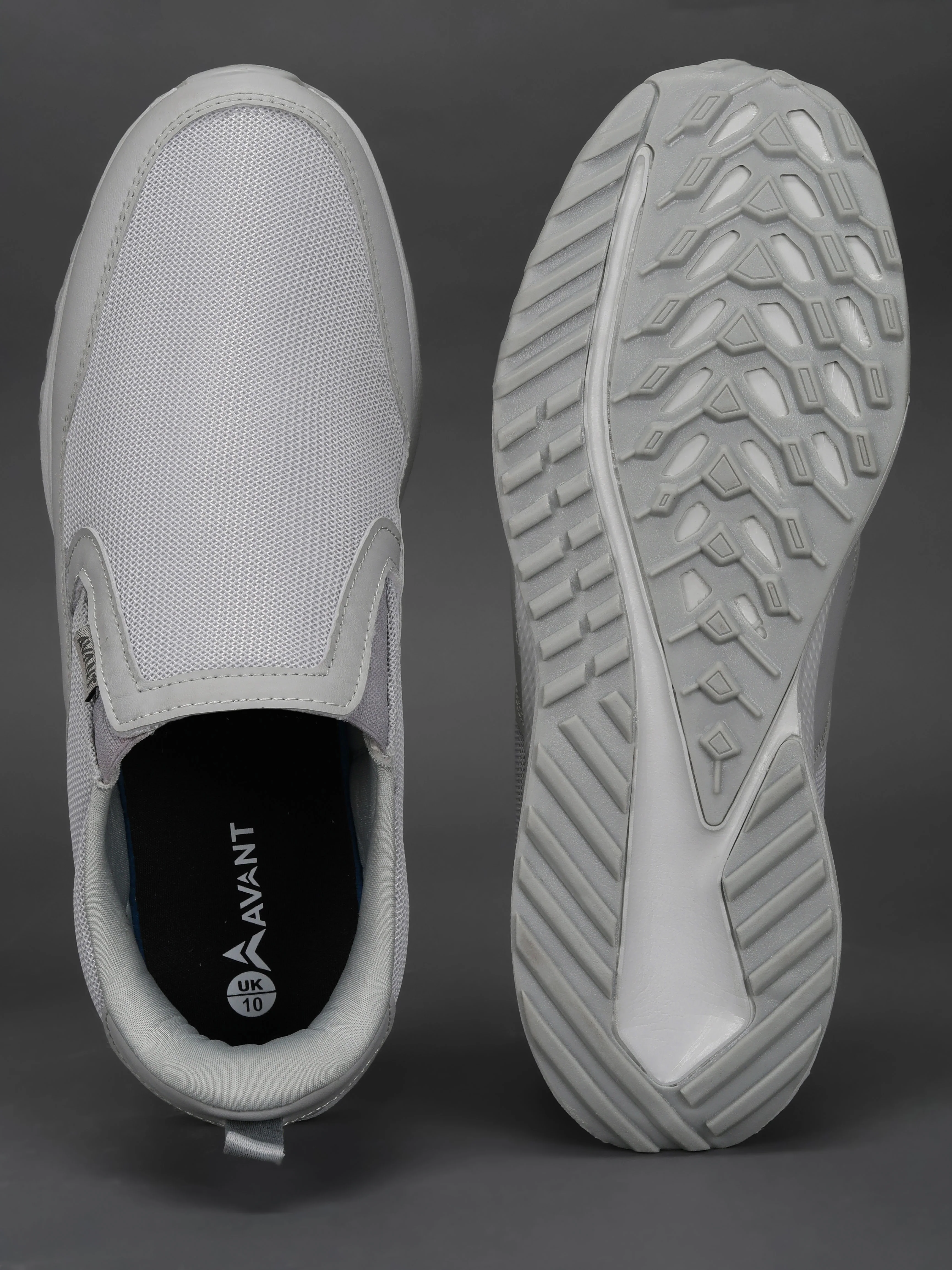 Avant Men's FlexiGlide Slip-On Walking Shoes - Grey - Image 8