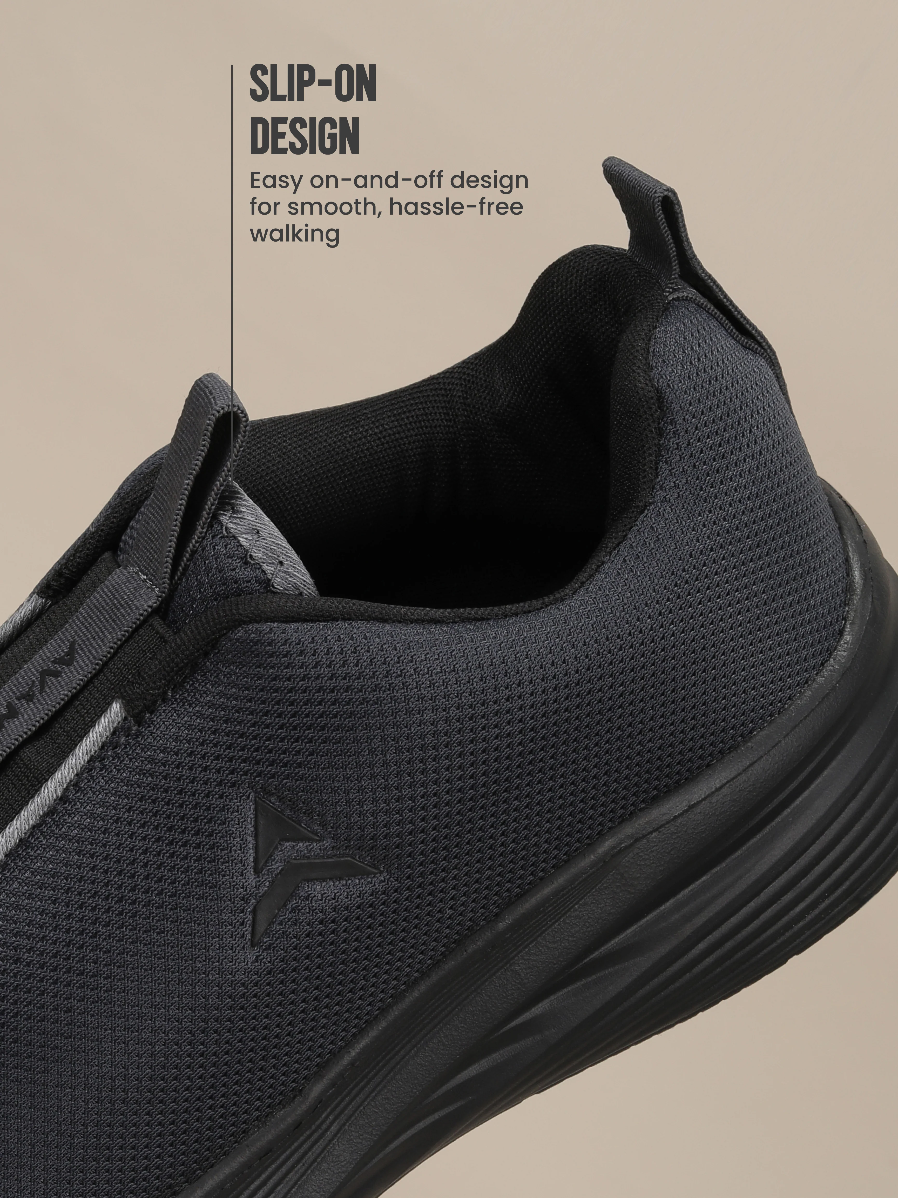Avant Men's GlideFlex Slip-On Walking Shoes - D.Grey - Image 6