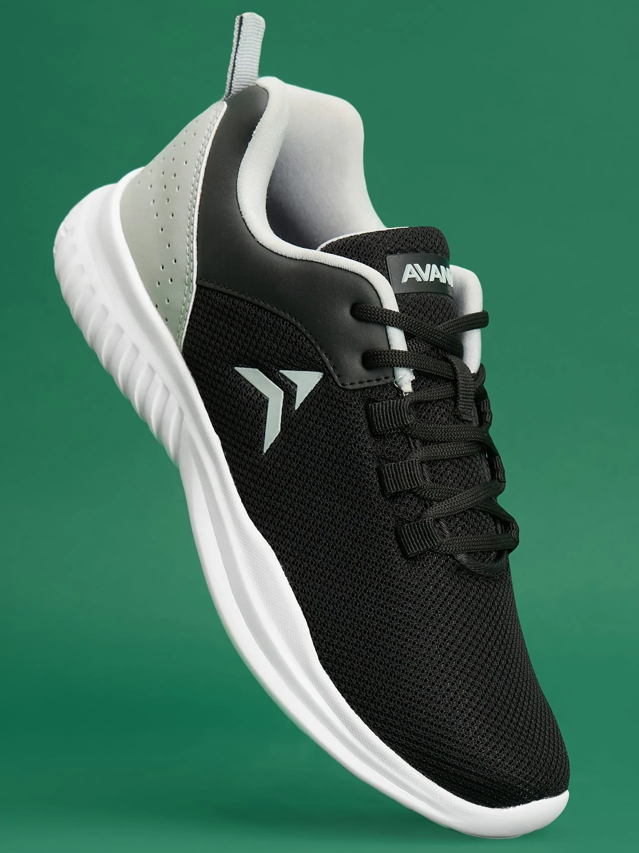 Avant Men's Pulse Walking Shoes - Black/Grey - Image 5