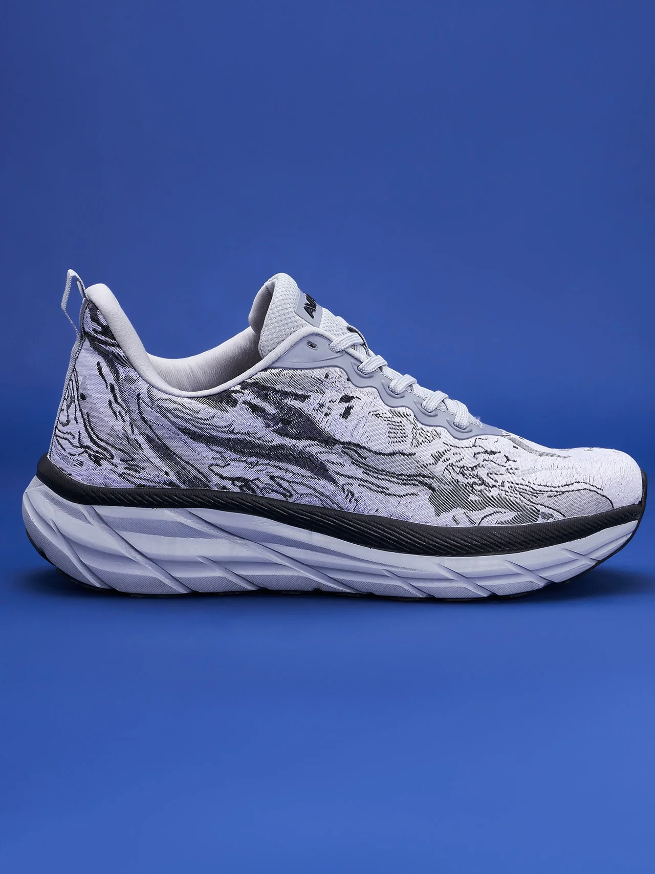 Avant Men's Storm Running Shoes- Grey/Black - Image 3