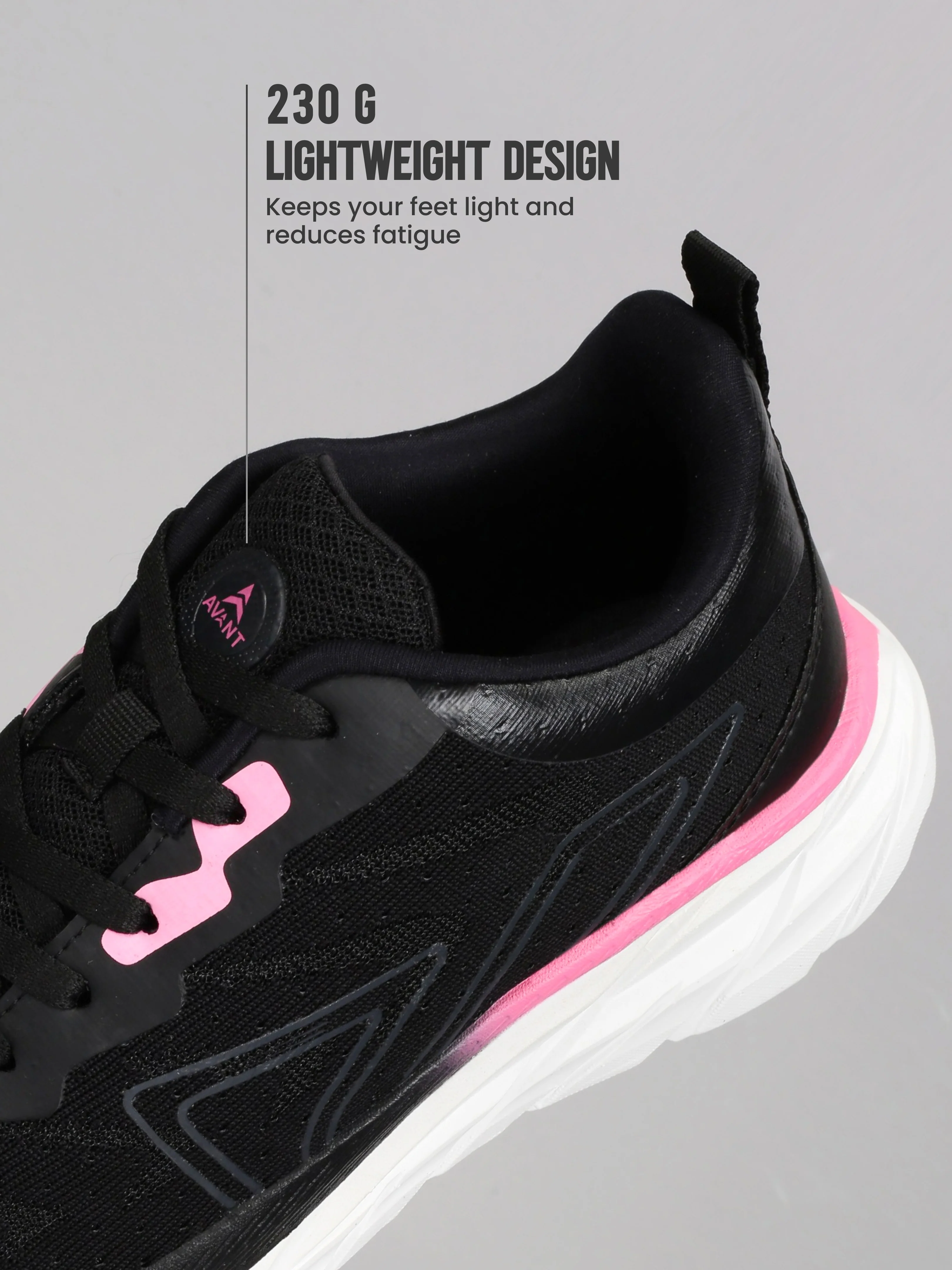 Avant Women's Soara Running Shoes - Black/Pink - Image 6