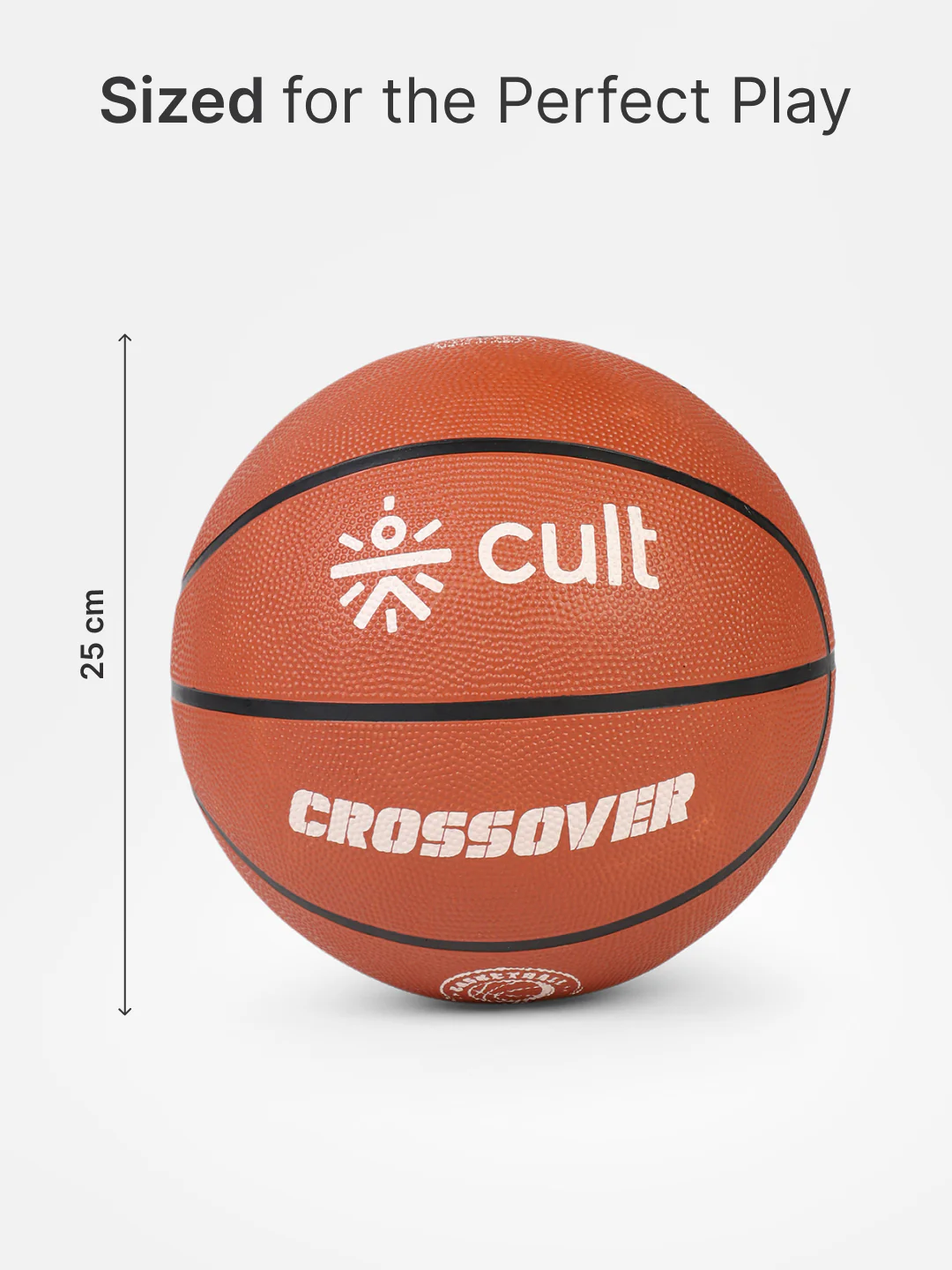 Cult Basketball Combo Crossover 7 No (Brown) + Ball Pump - Image 7