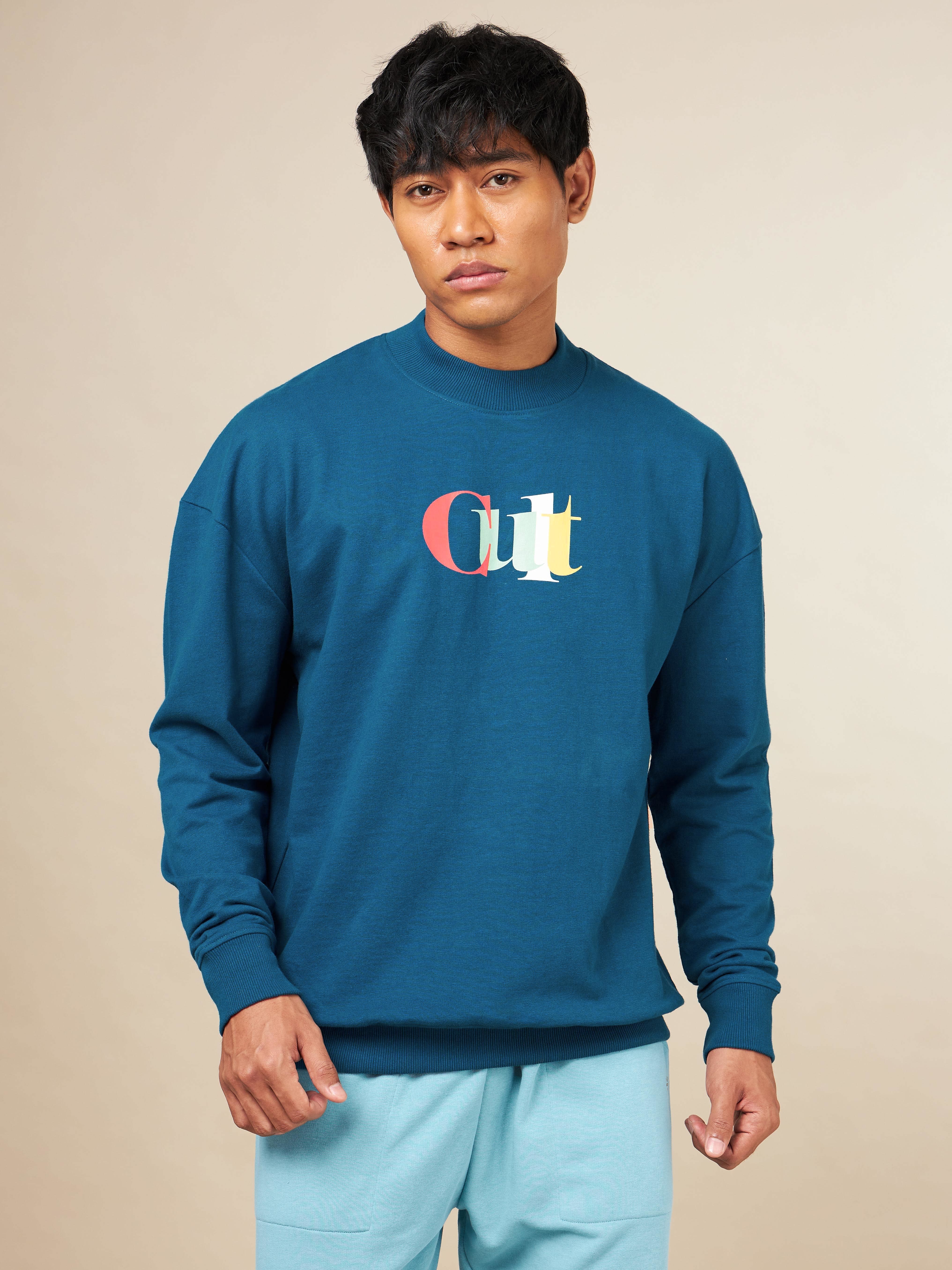 Cult Brand Carrier Blue Sweatshirt - Image 6