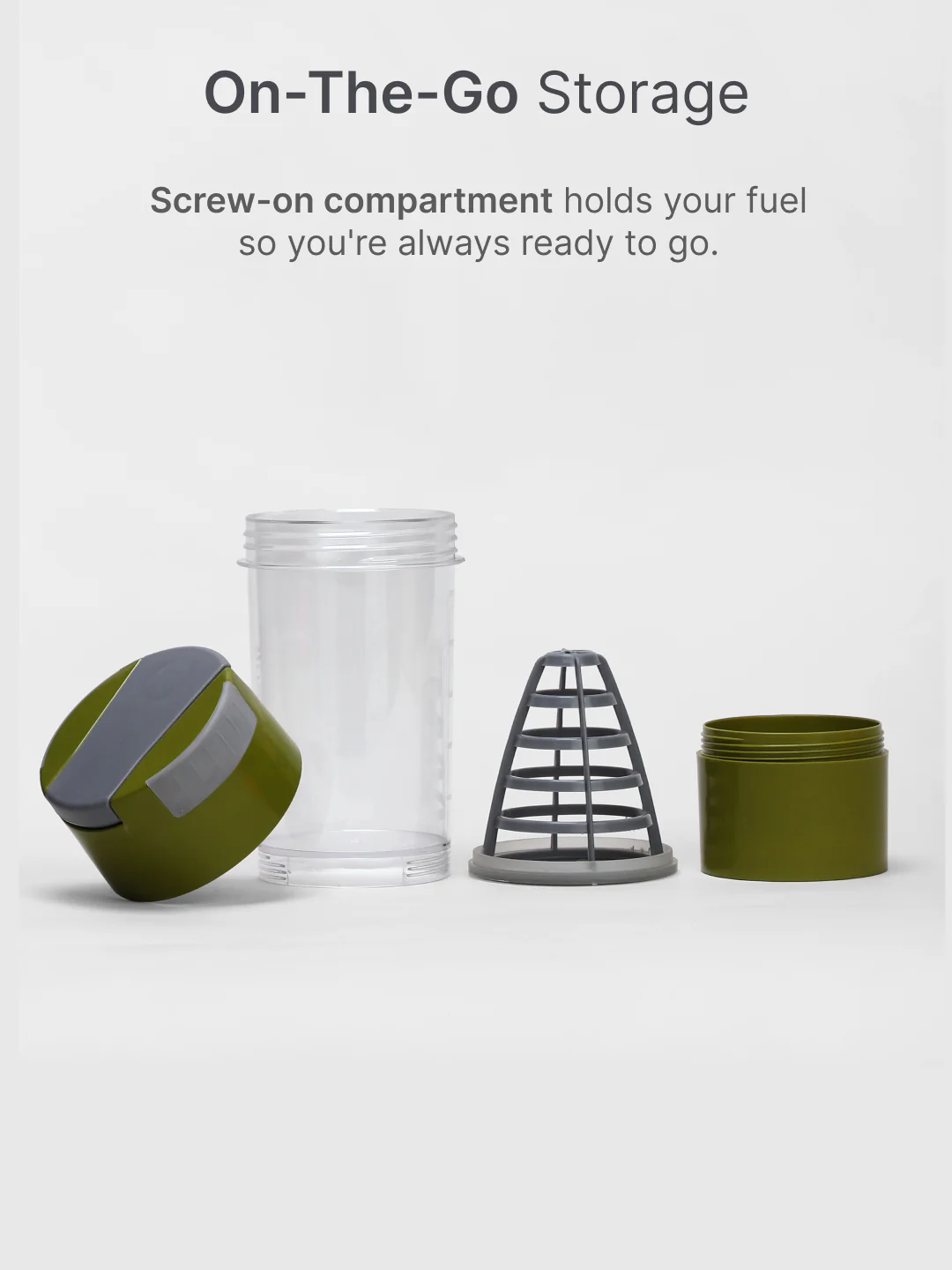 cult Cyclone Shaker 500 ML Olive Grey - Image 6