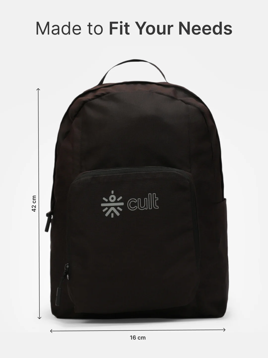 cult Foldable Backpack 25L Black - Image 7
