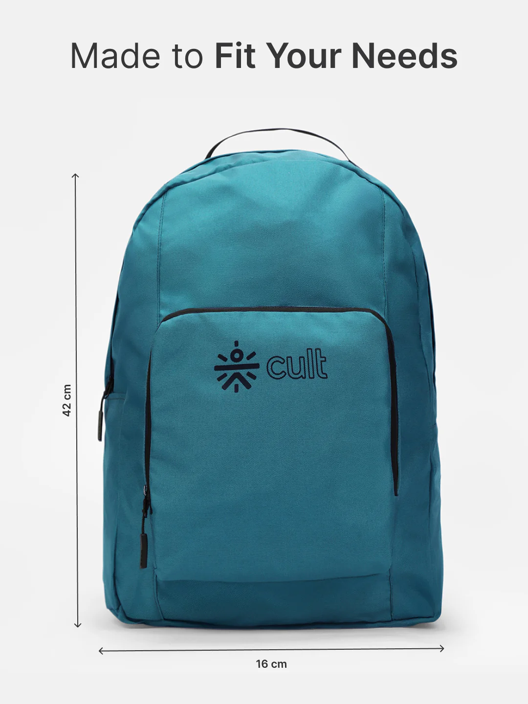 cult Foldable Backpack 25L Teal - Image 7