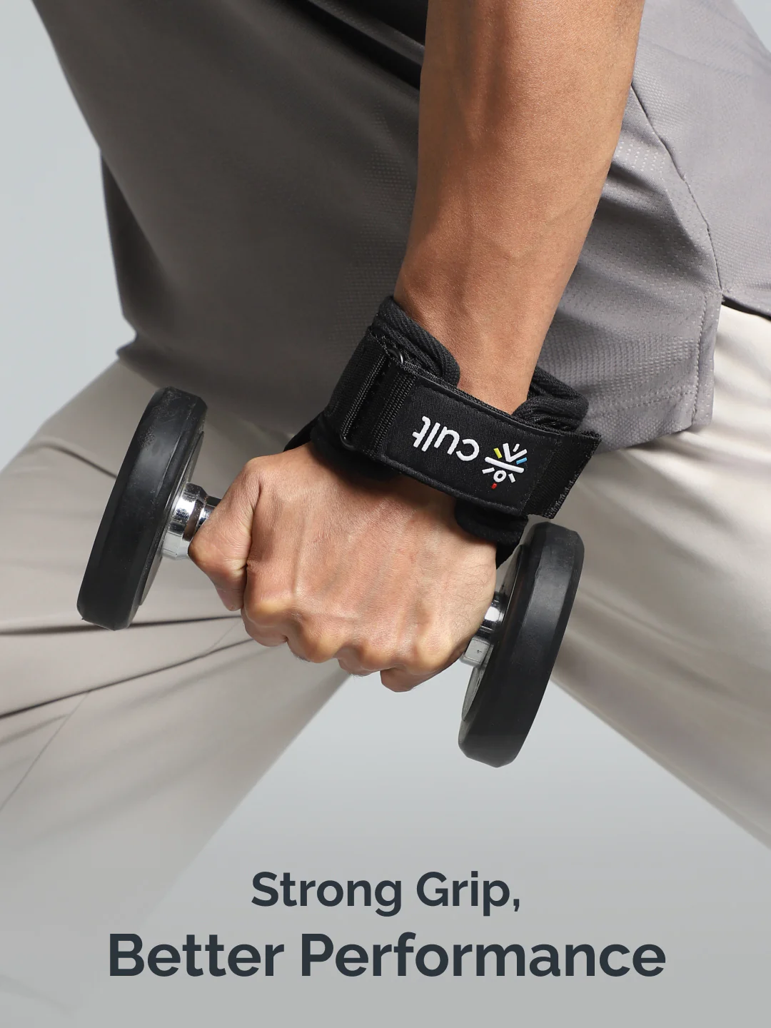 Cult Folding Open Half Finger Gym Gloves with Leather Grip Breathable Mesh, Sweat-Free Comfort for Training & Weightlifting OneSize - Image 2