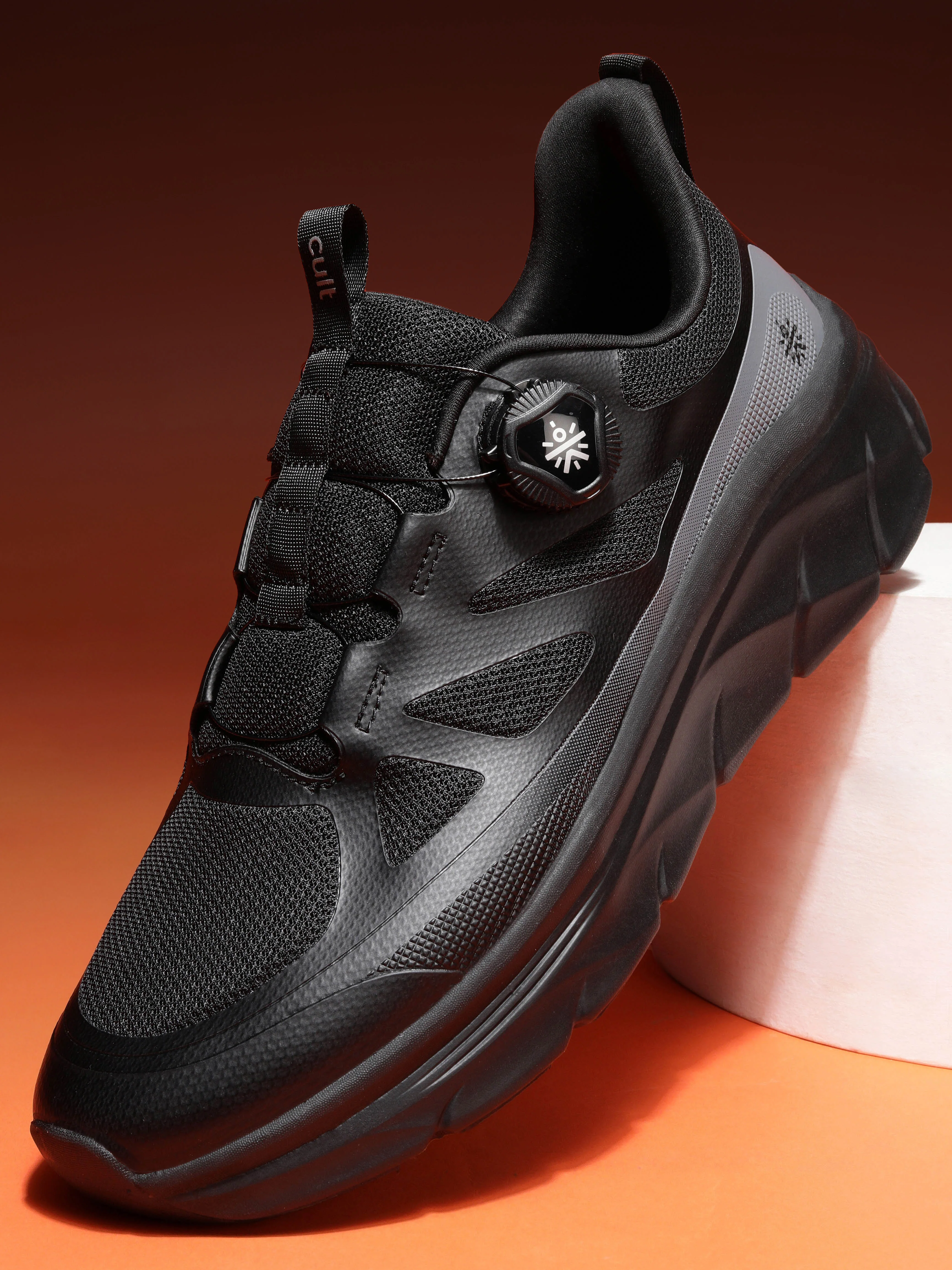 cult Men's AeroSprint Walking Shoes - Black/D.Grey