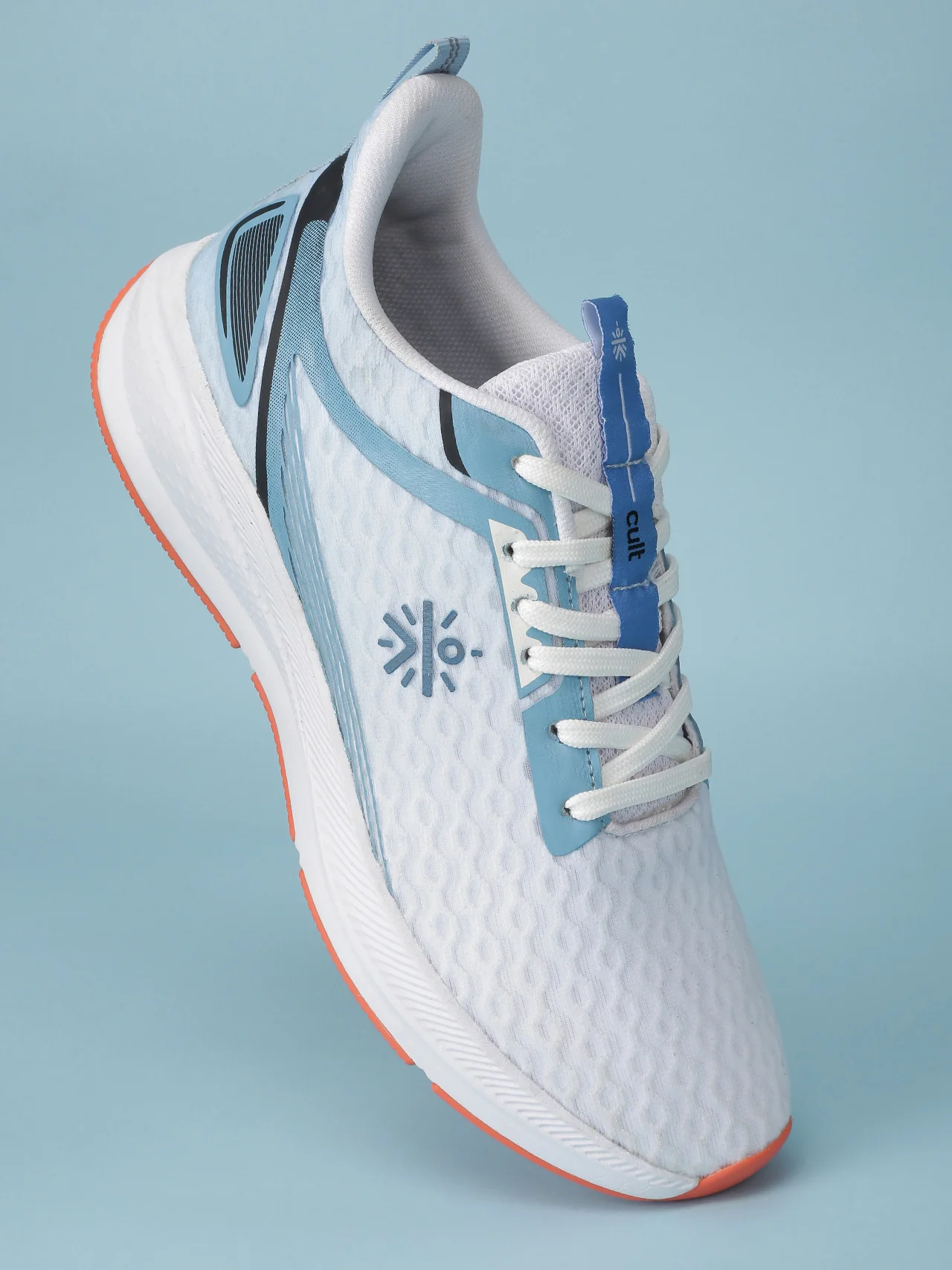 cult Men's AeroStride Casual Shoes - White/Blue - Image 4