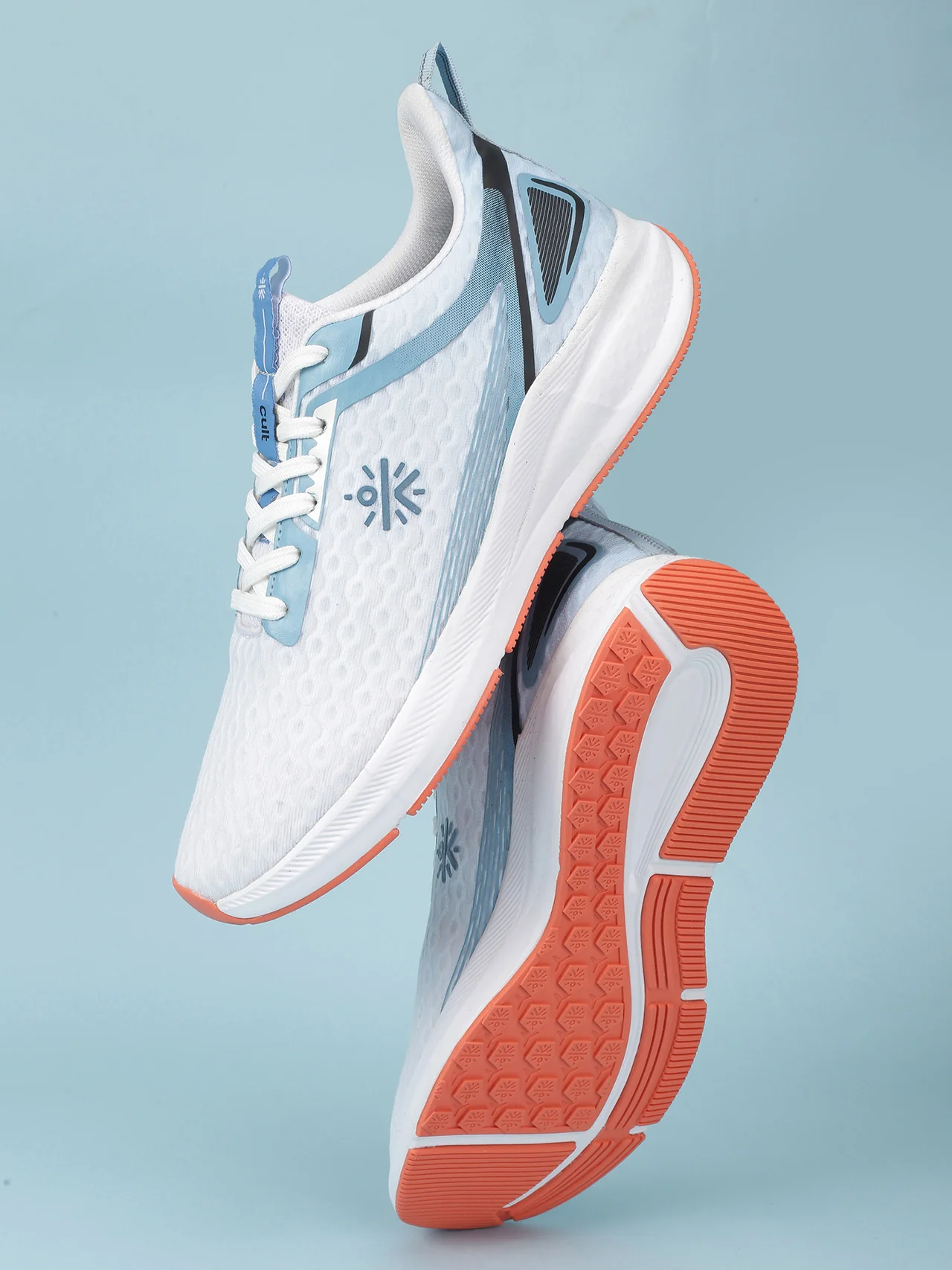 cult Men's AeroStride Casual Shoes - White/Blue - Image 6