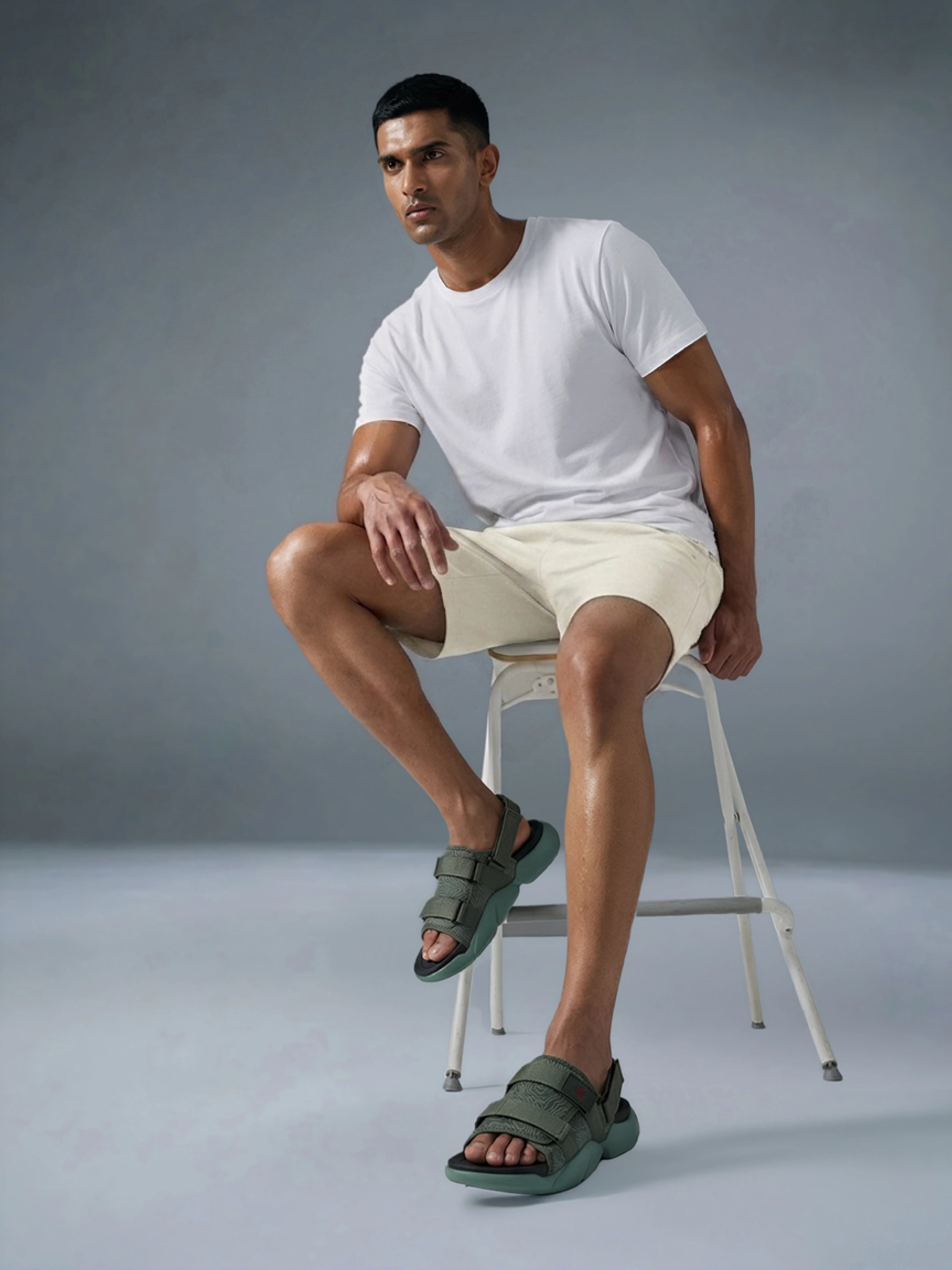 cult Men's FlexStrap Sandals - Olive - Image 2