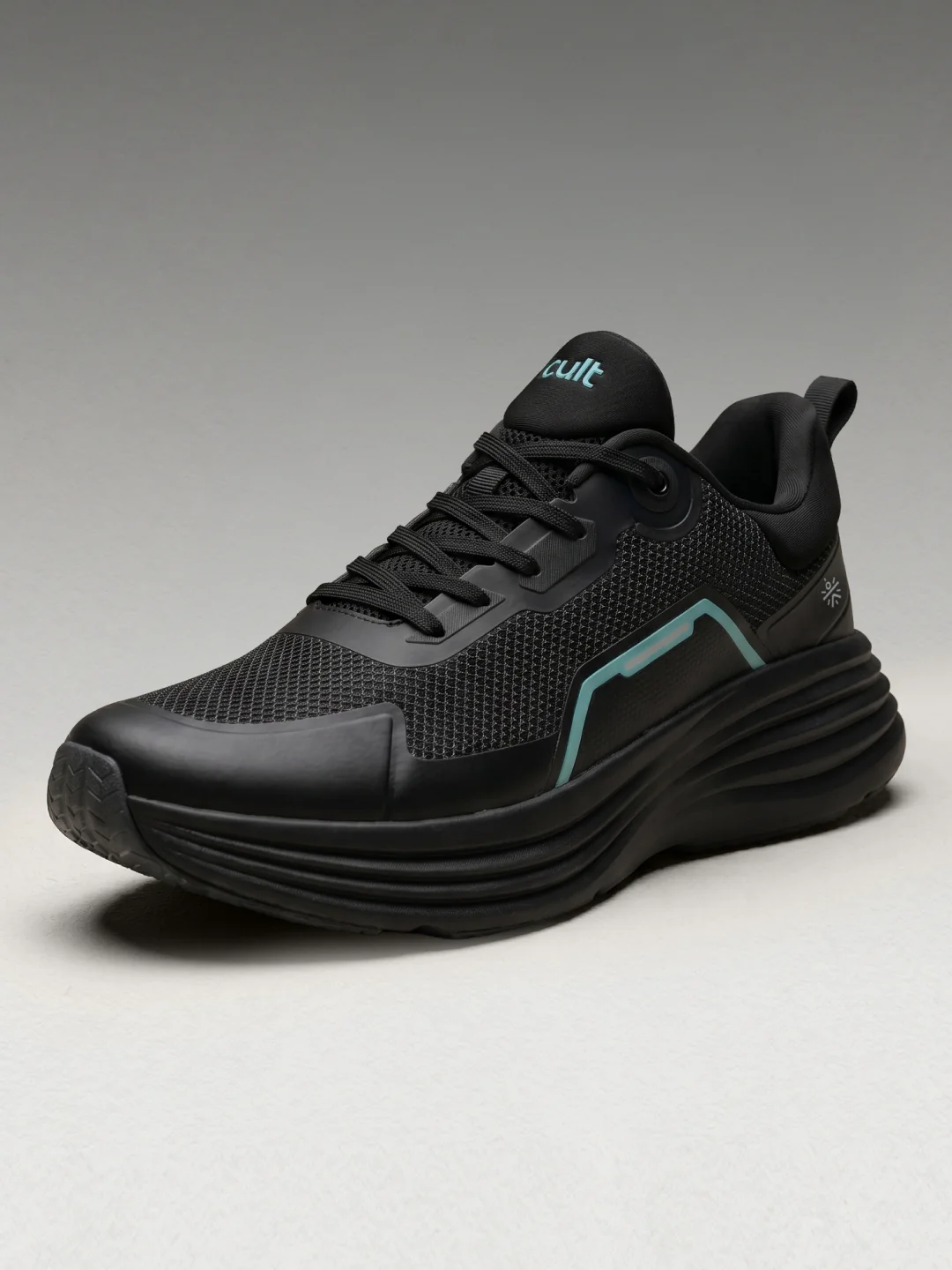 cult Men's GridWeave Walking Shoes - Black - Image 4