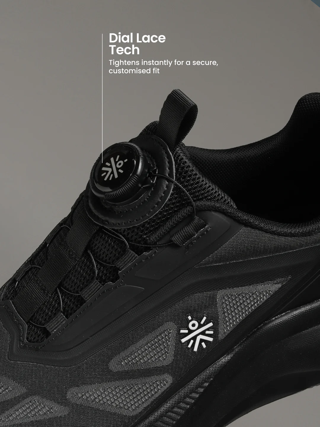 cult Men's PaceRush Running Shoes - Black - Image 6