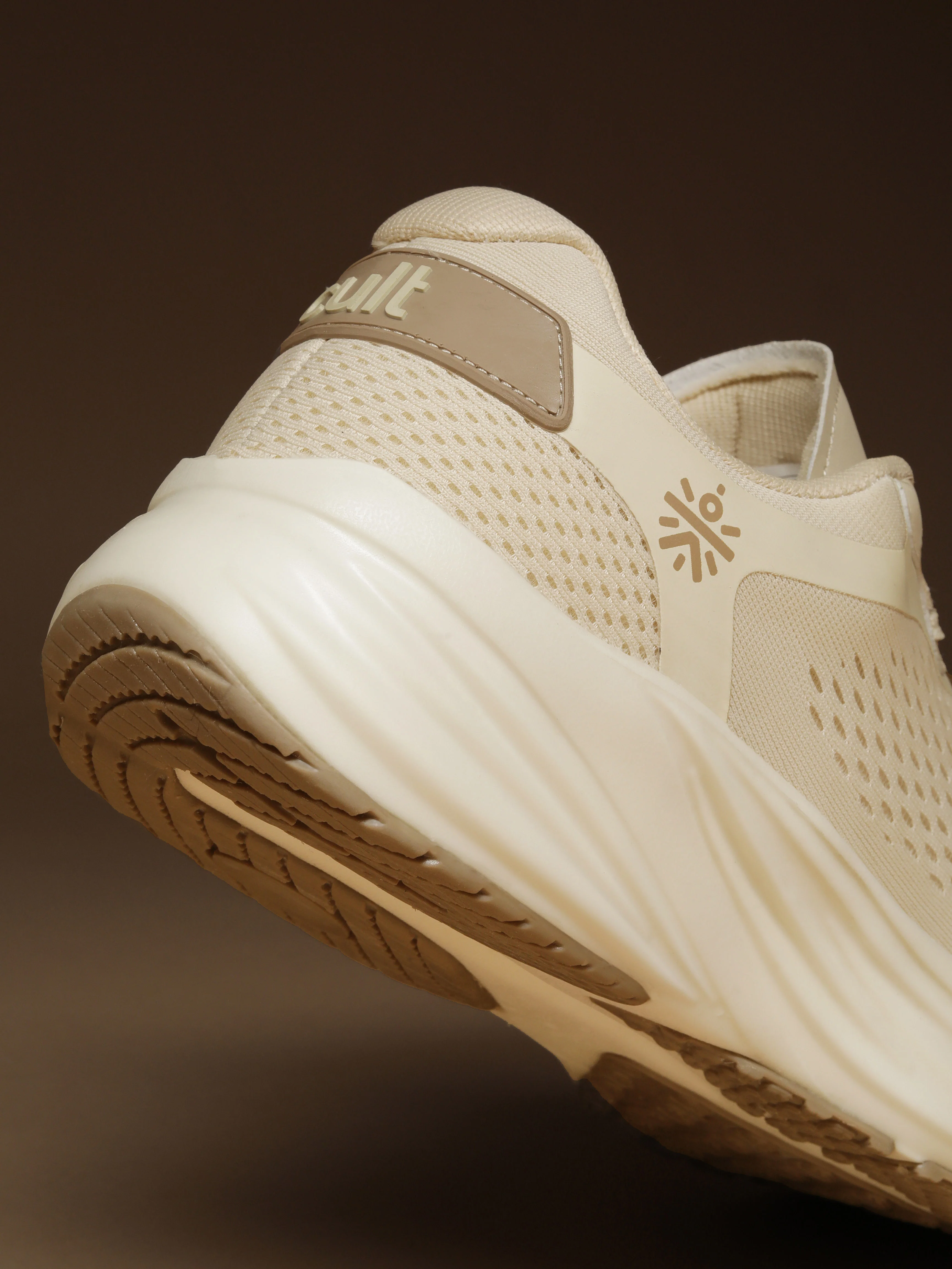 cult Men's StridePro Running Shoes - Beige - Image 11