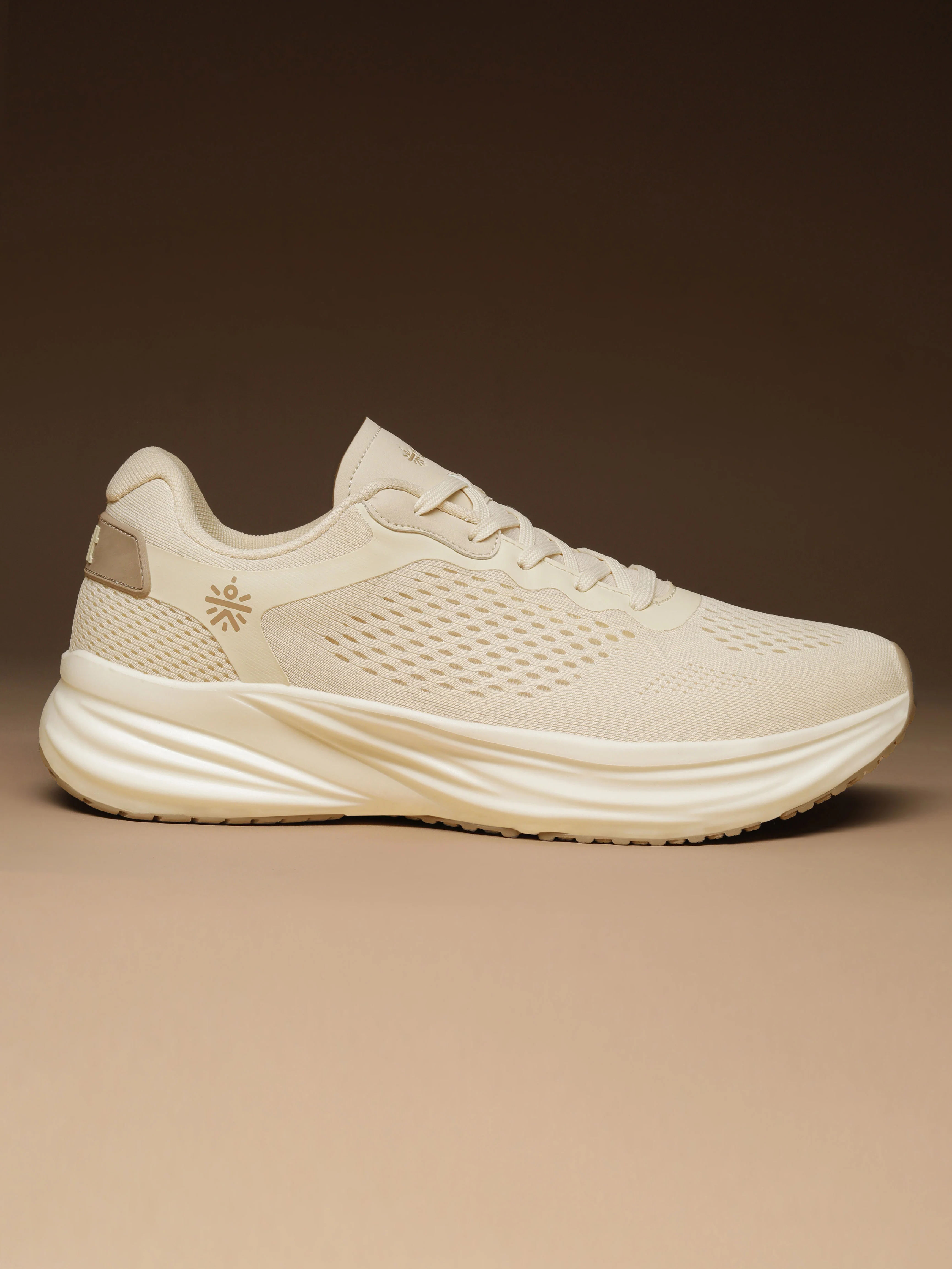 cult Men's StridePro Running Shoes - Beige - Image 3
