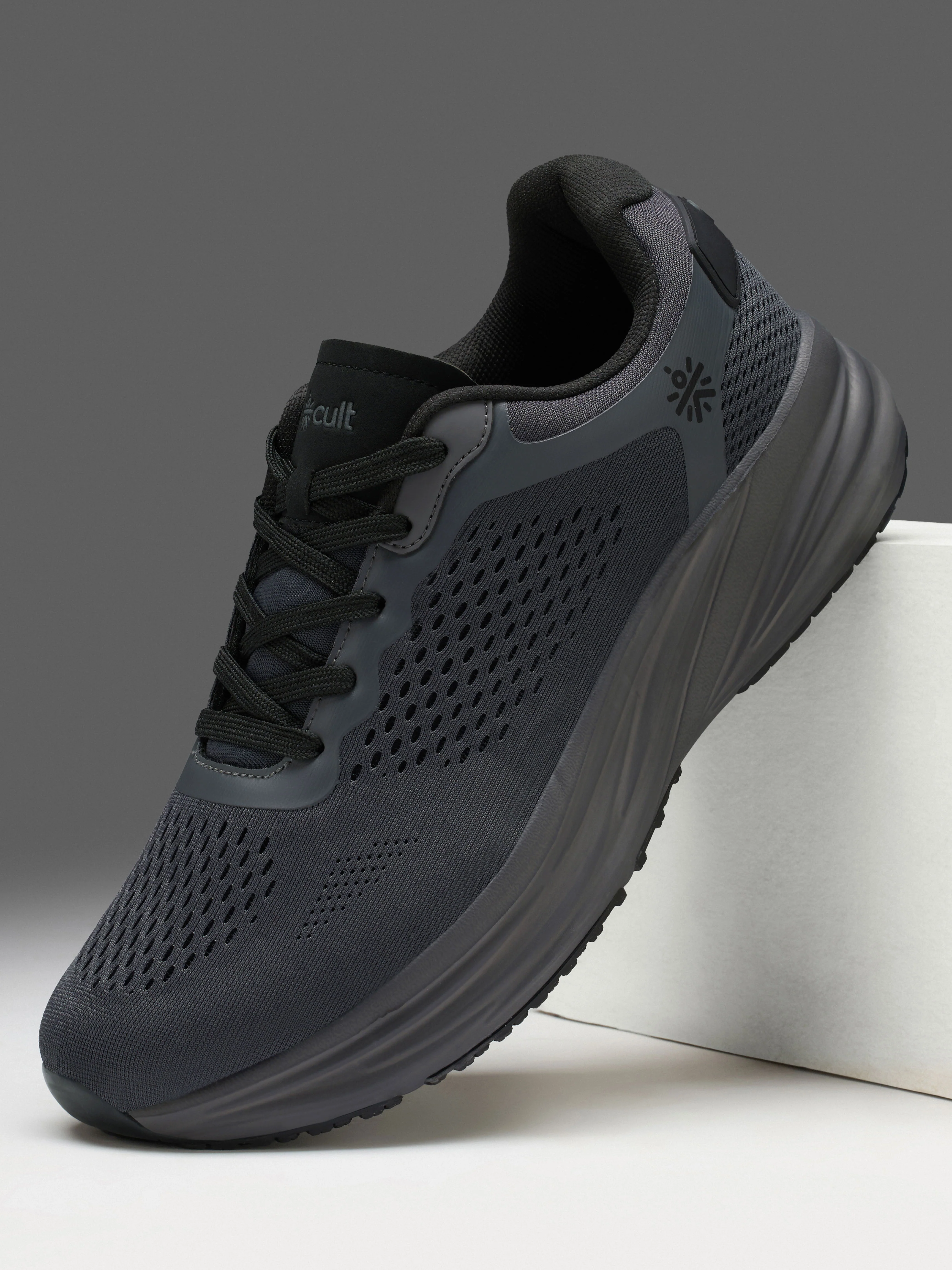 cult Men's StridePro Running Shoes - D.Grey