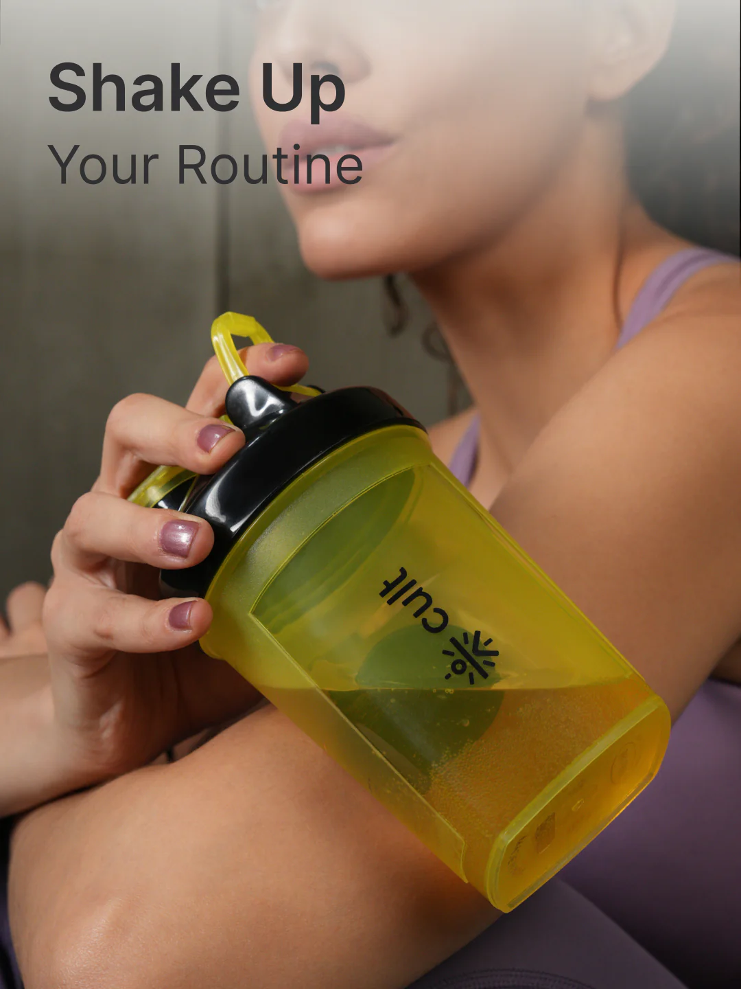 cult Micro Shaker 500ML Unisex Yellow - Image 2