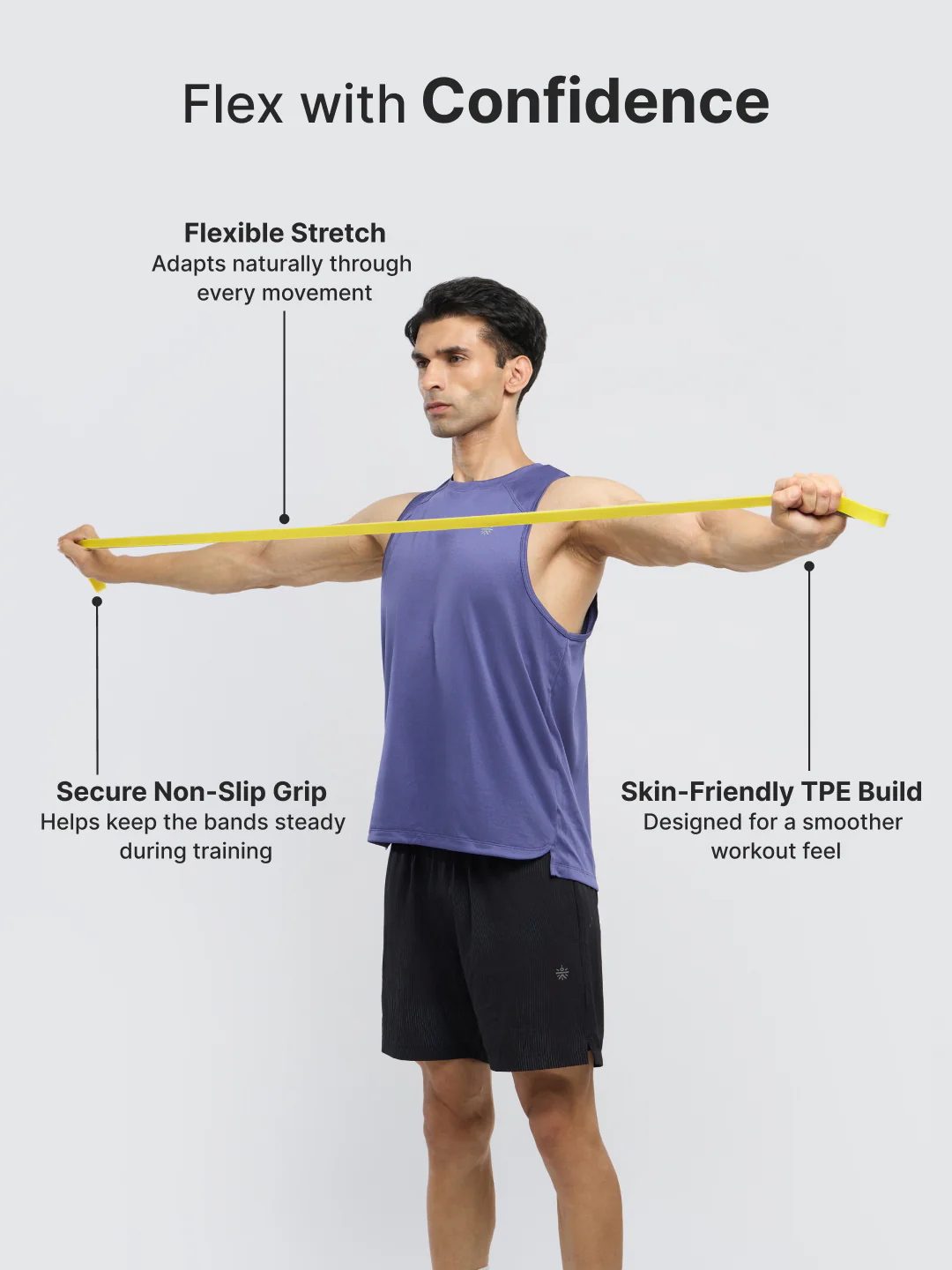Cult Resistance Band(2.5-30kgs Resistance) for Men and Women - Image 4