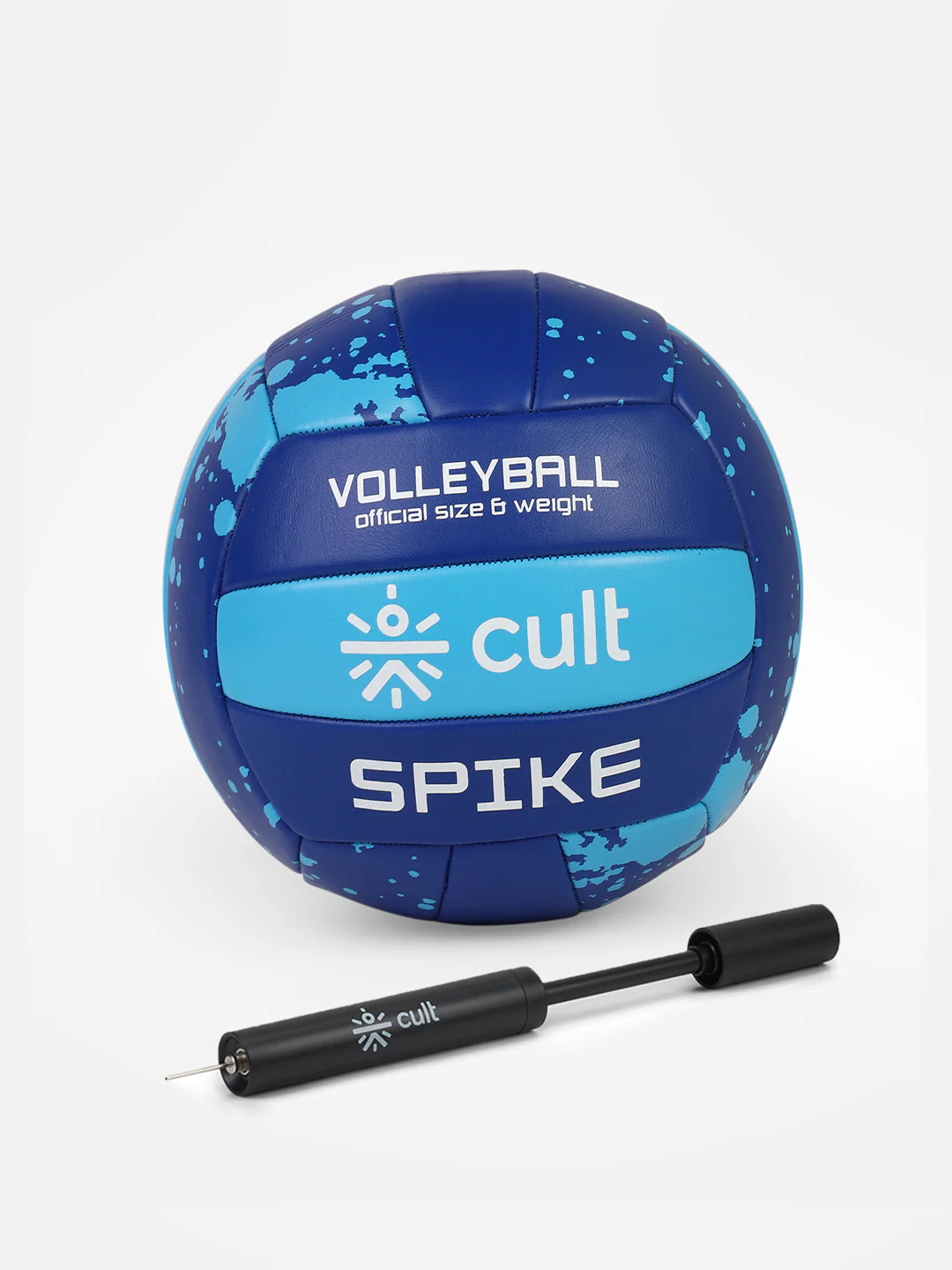 Cult Volleyball Combo Spike Blue + Ball Pump
