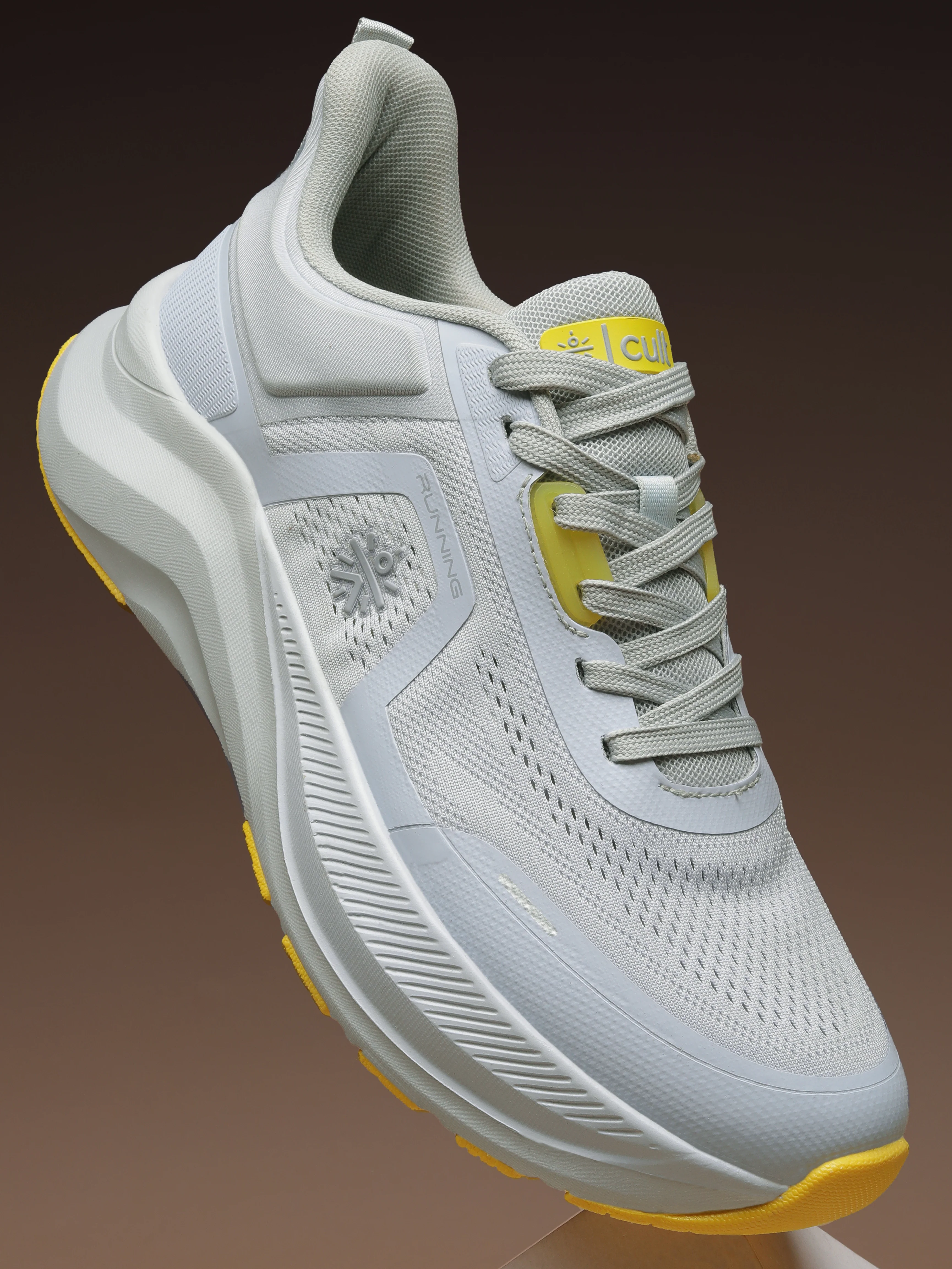 cult Women's ActiveBoost Running Shoes - Grey/Mustard