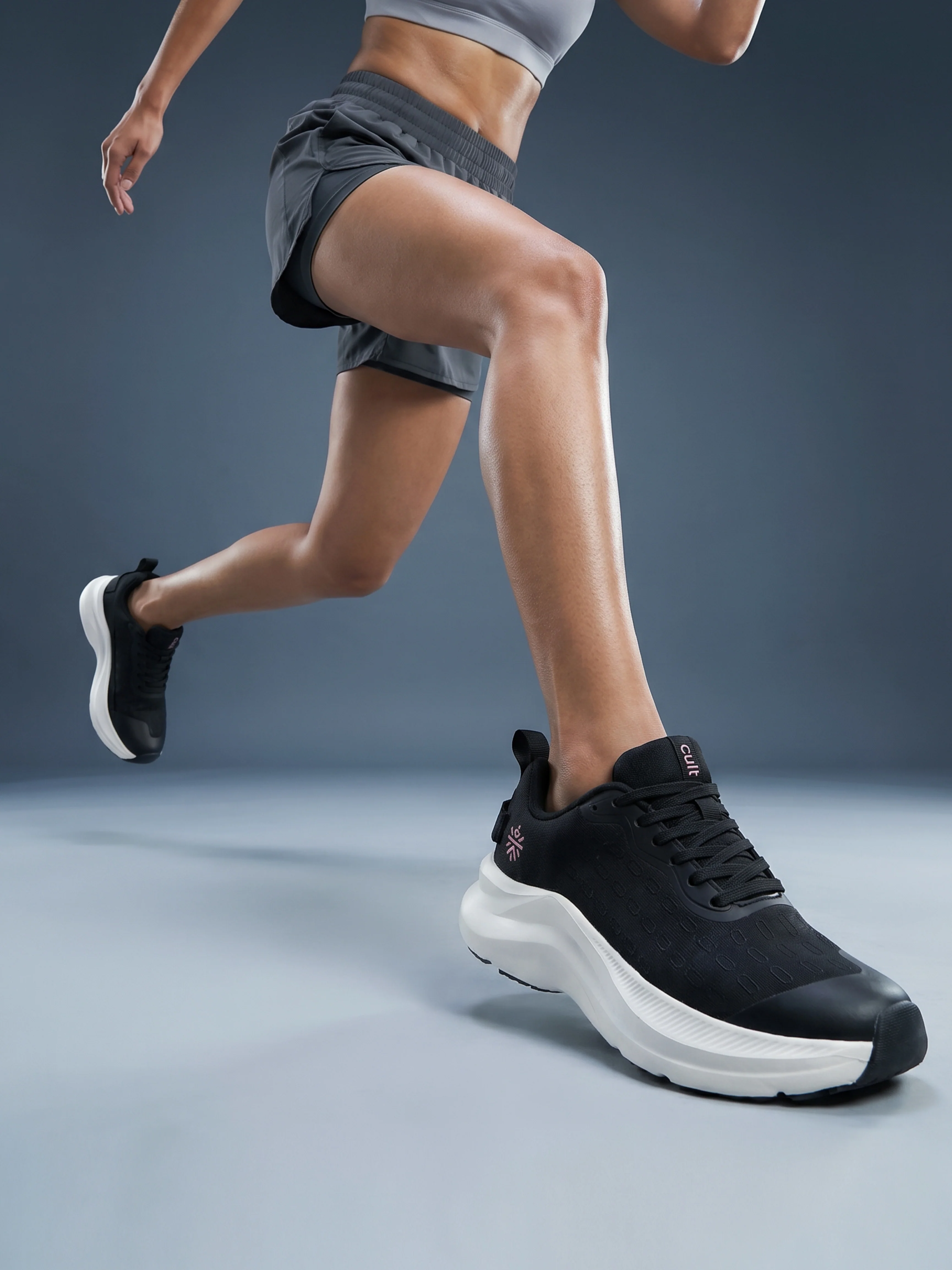 cult Women's DriftFlex Running Shoes - Black - Image 7