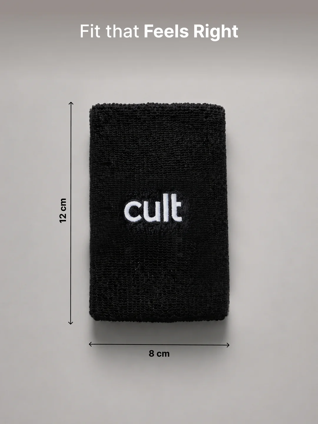 Cult Wrist Band Pack of 2 - Grey & Black - Image 6