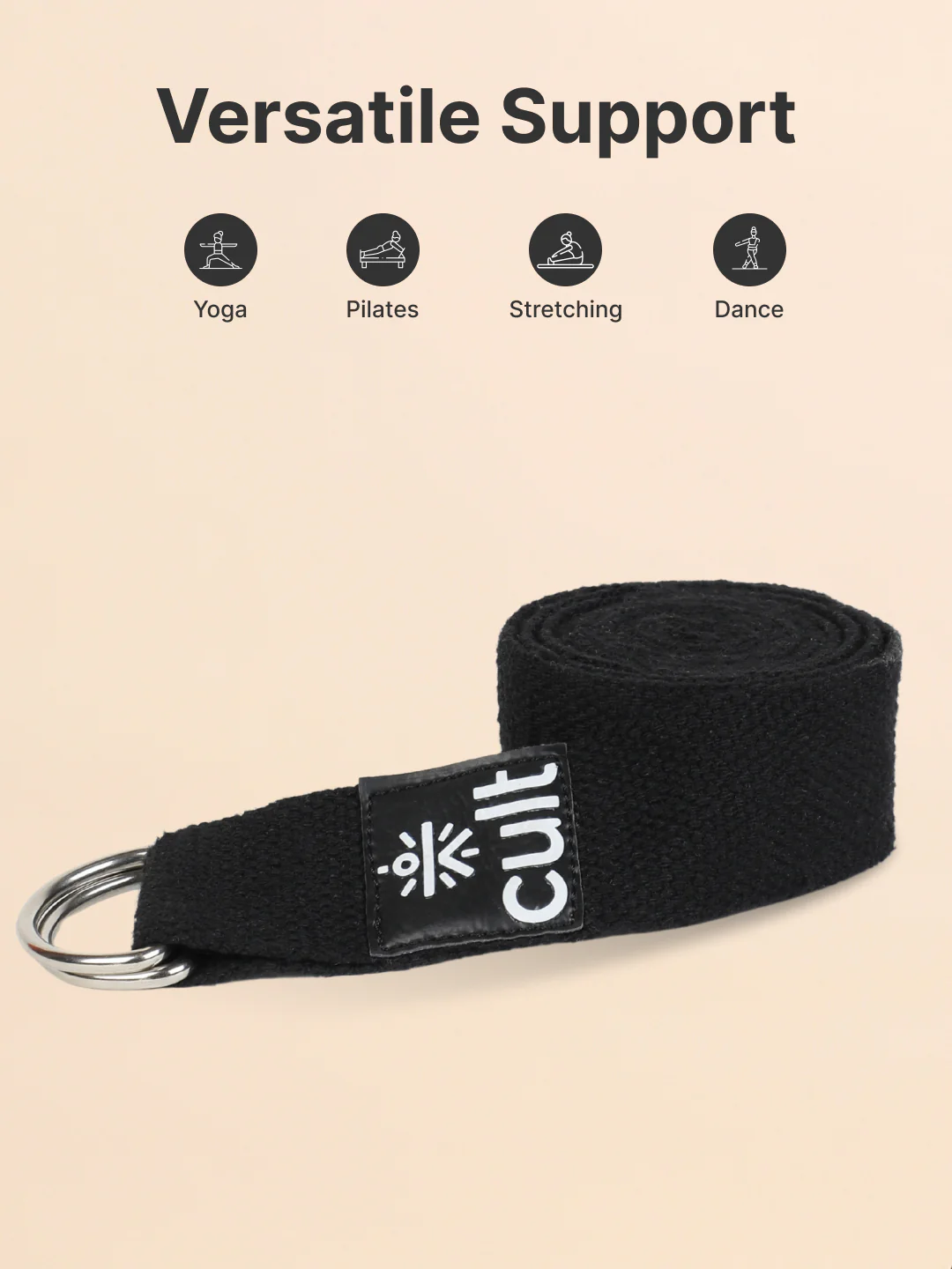 cult Yoga Stretch Belt Black - Image 5