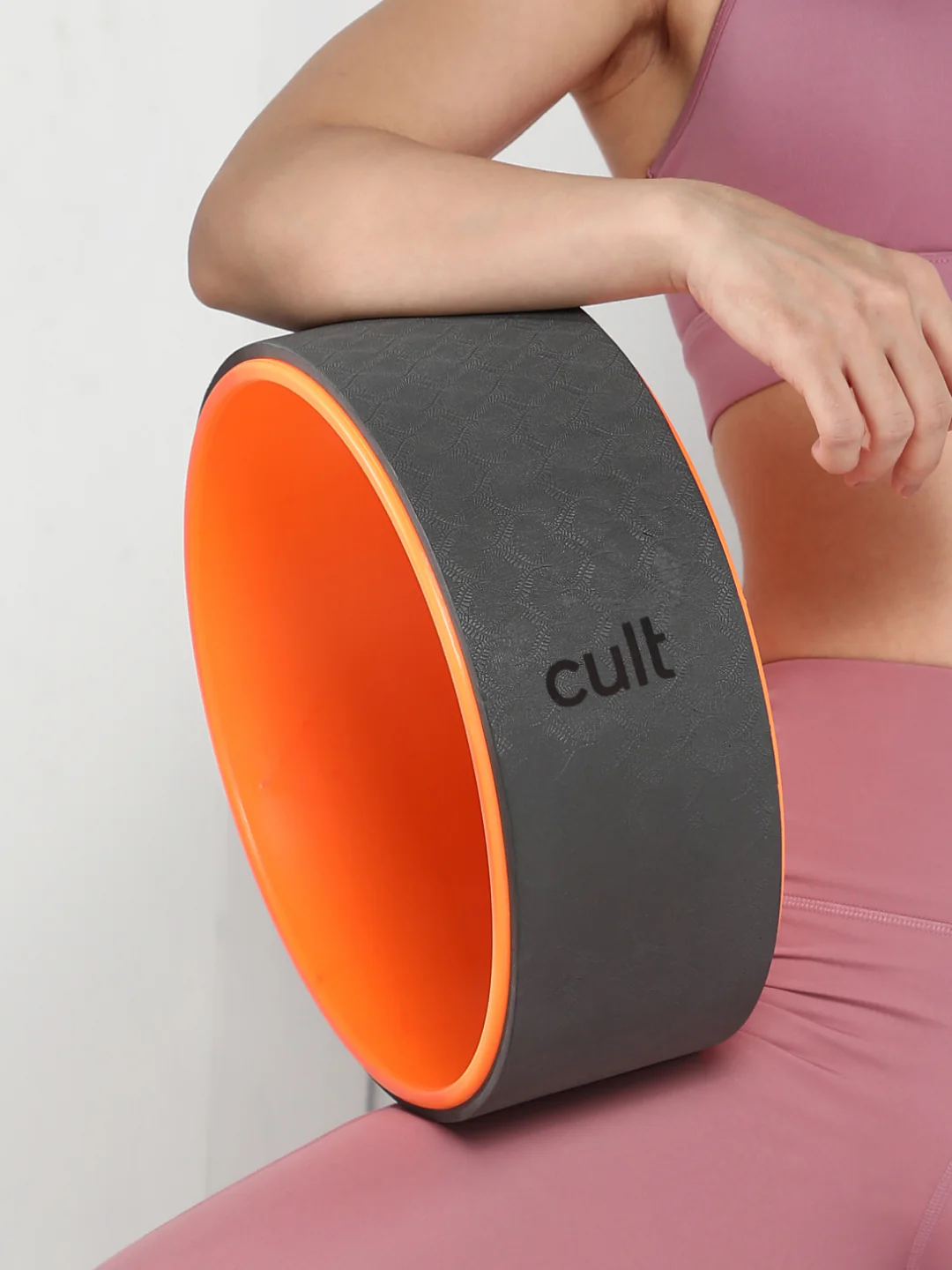 cult Yoga Wheel for Stretching and Balance Dark Grey