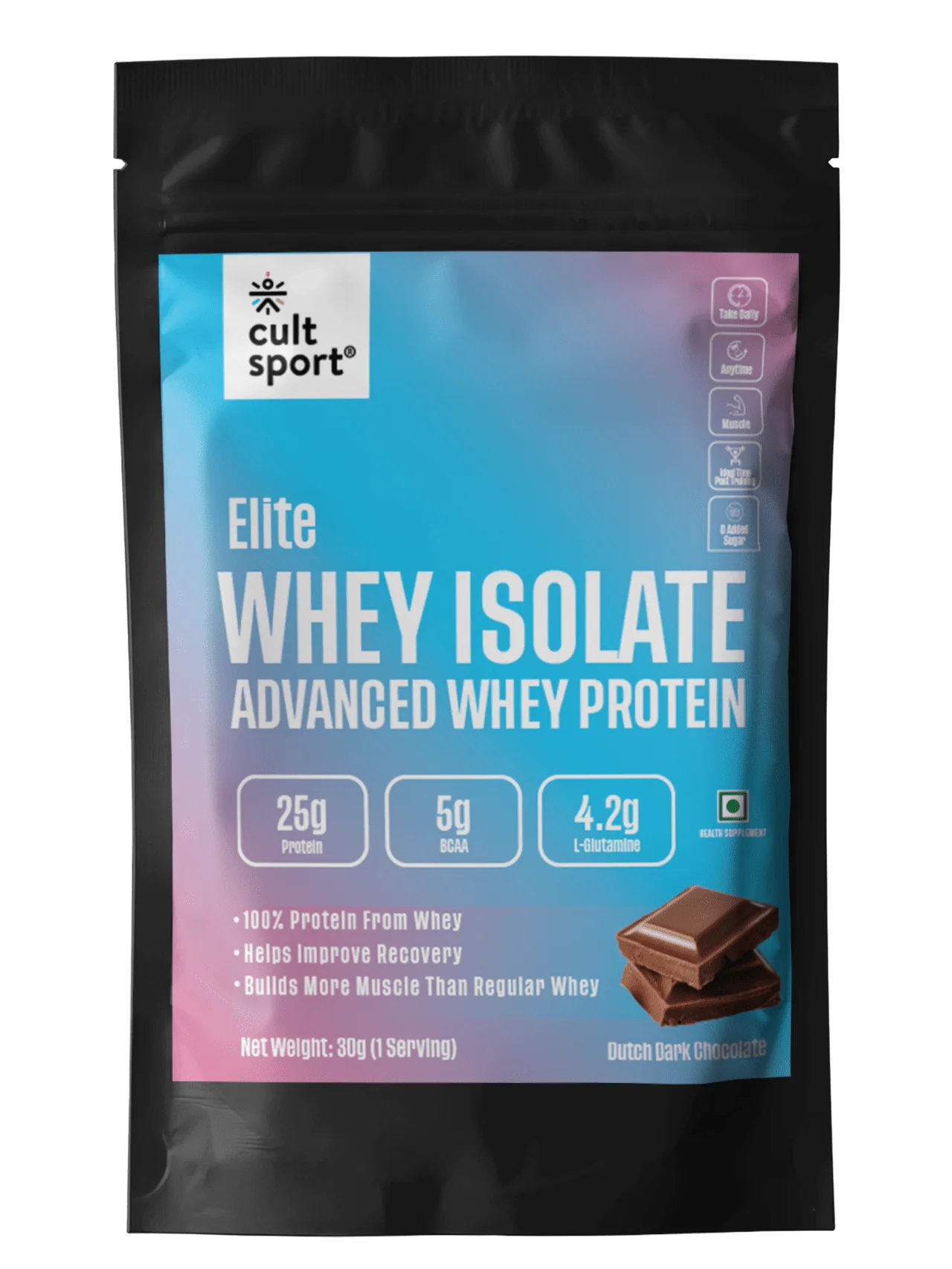 Cultsport Elite Whey Isolate Protein, 30g