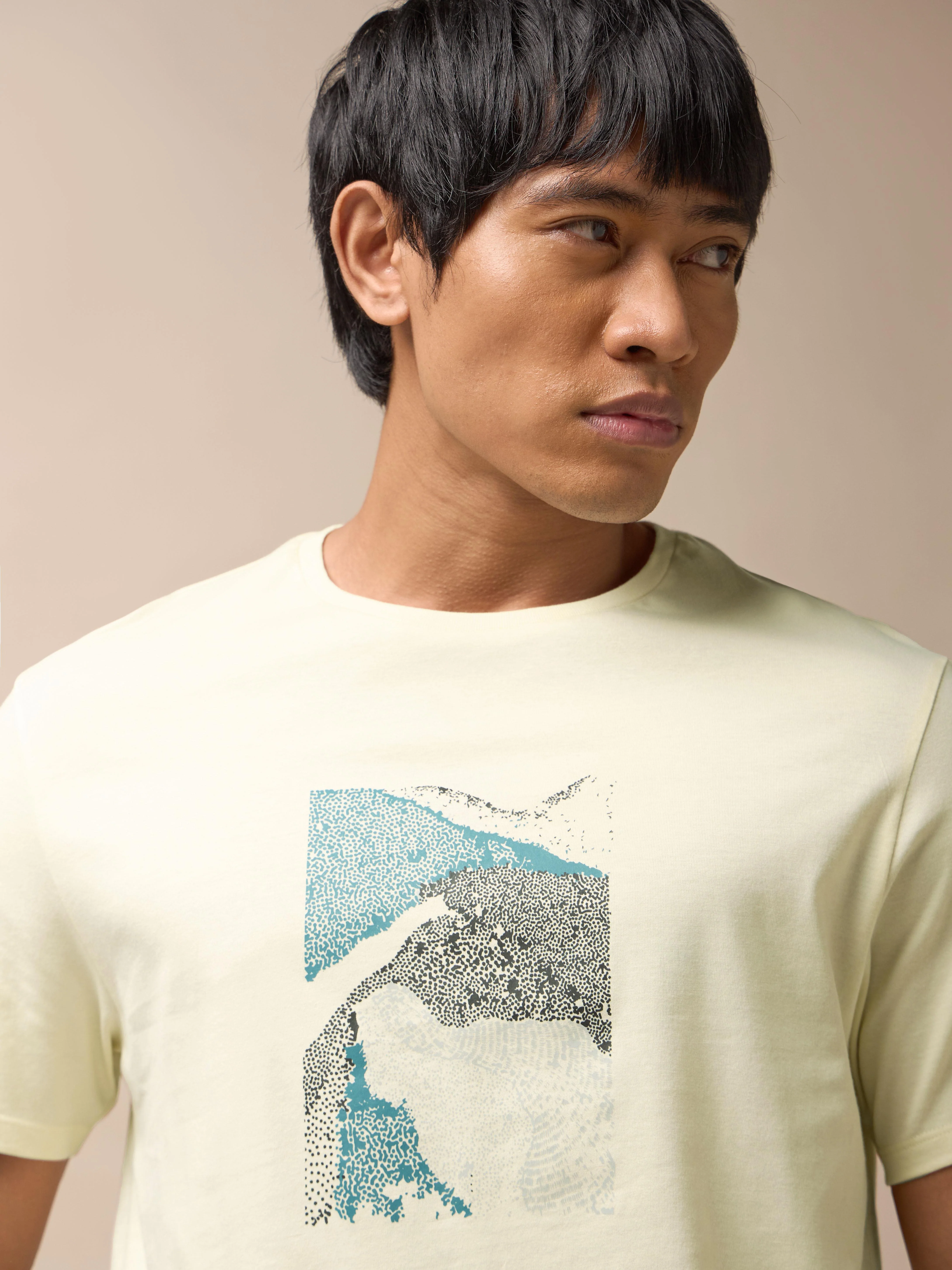Gravel Print Yoga T-shirt
