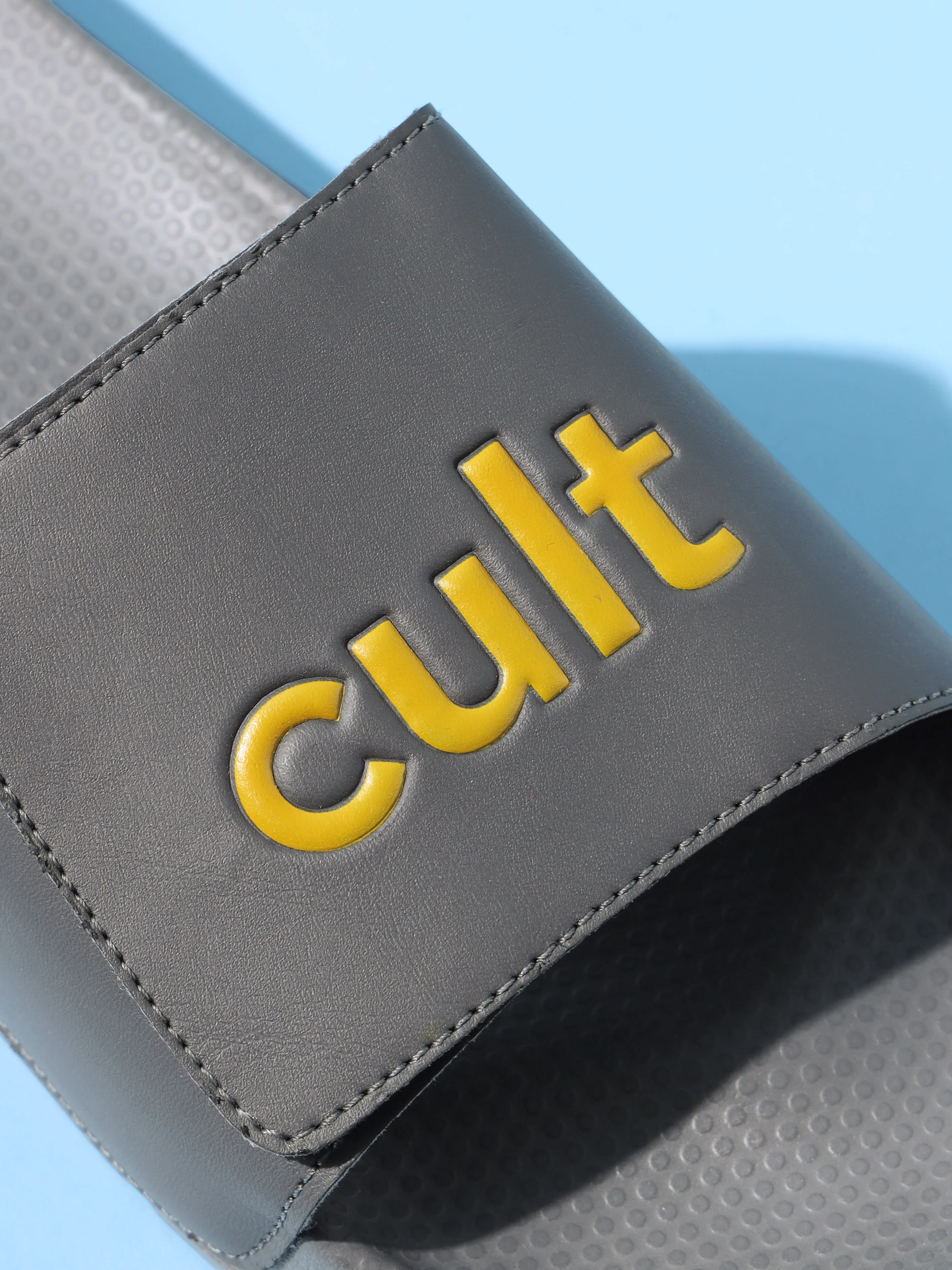 cult Locomo Grey Men Slides - Image 7