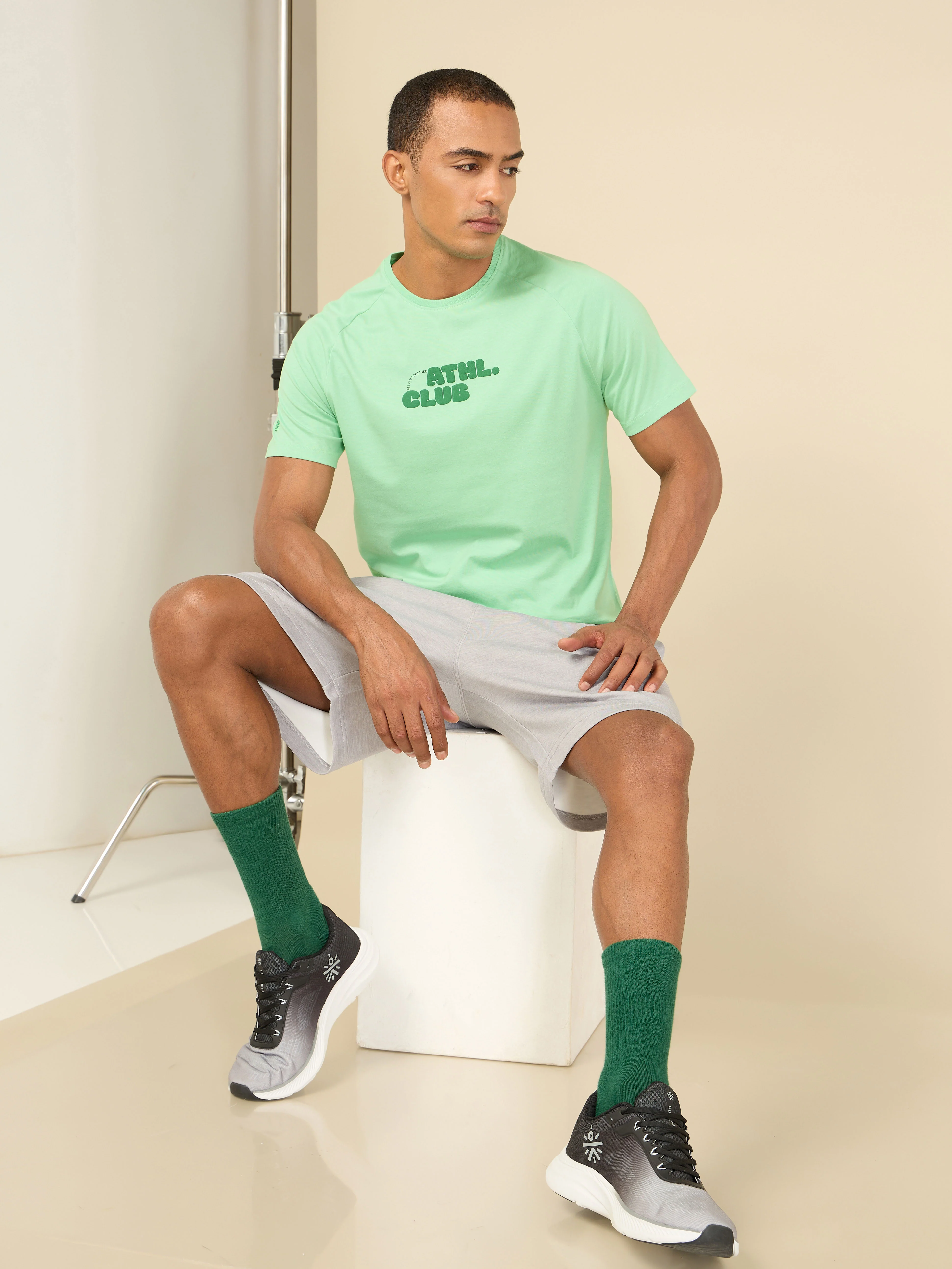 Men Ath. Club Green T-shirt - Image 2