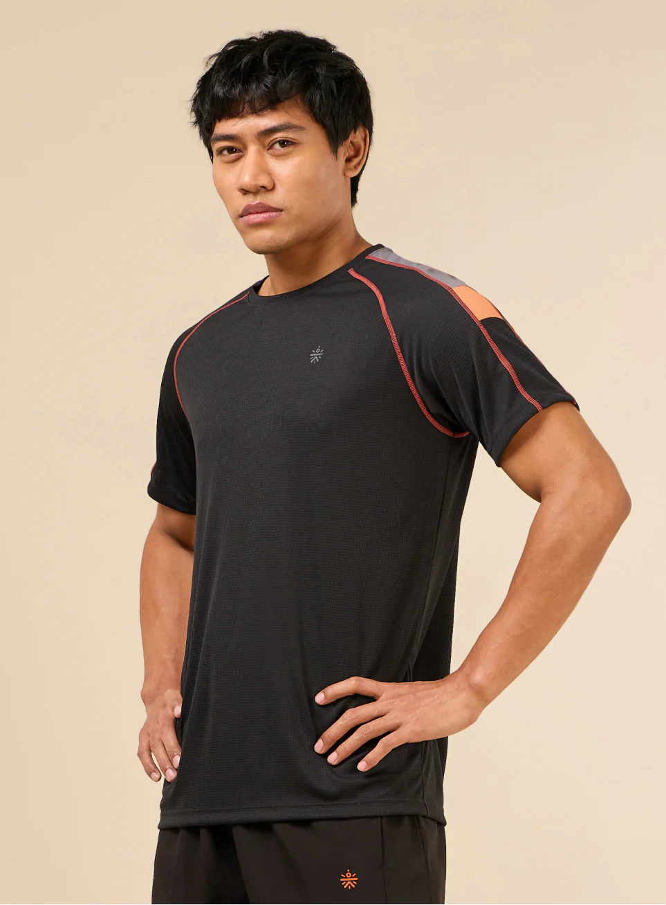 Men's All Format Black High Performance T-shirt