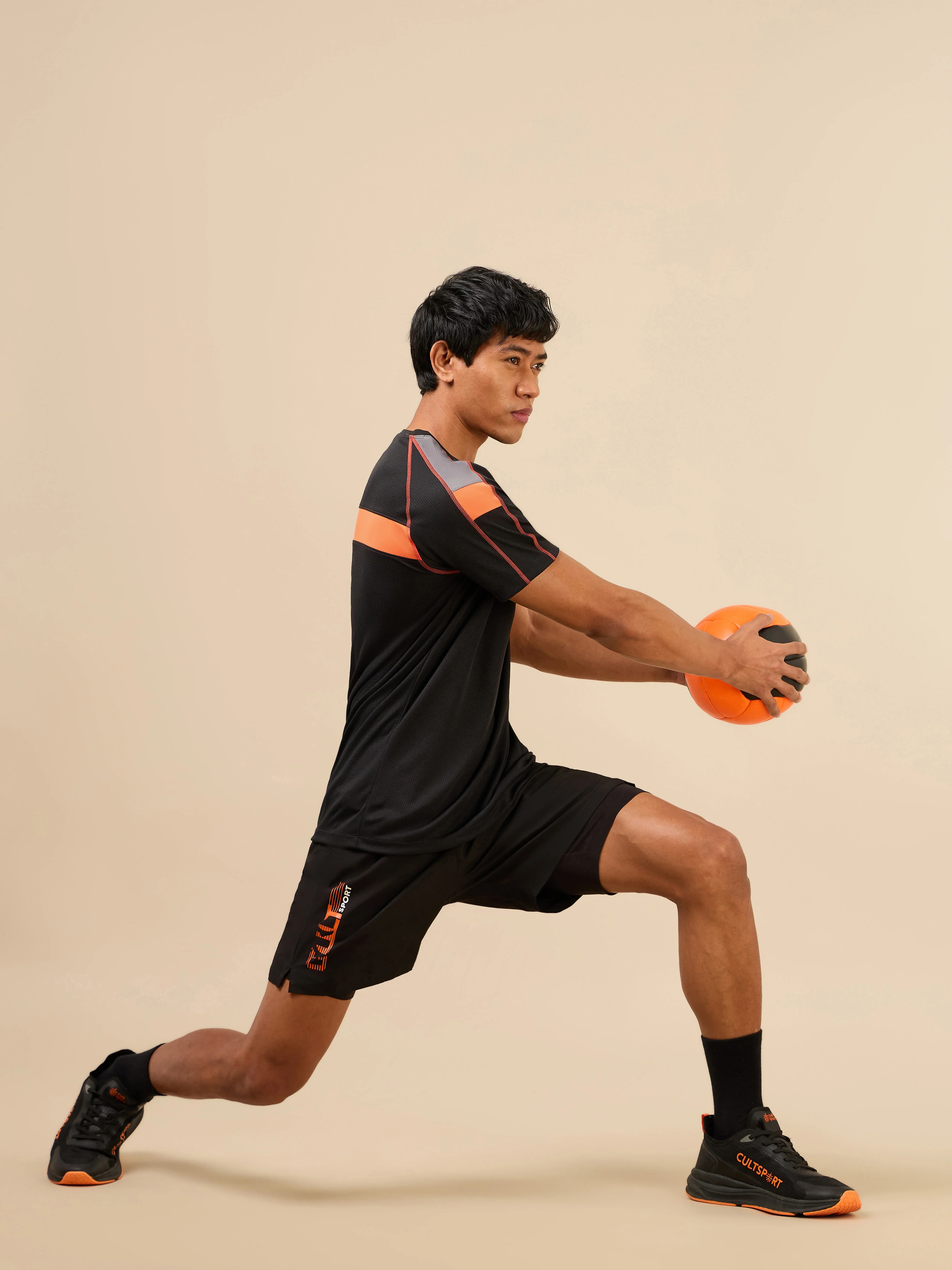 Men's All Format Black High Performance T-shirt - Image 2