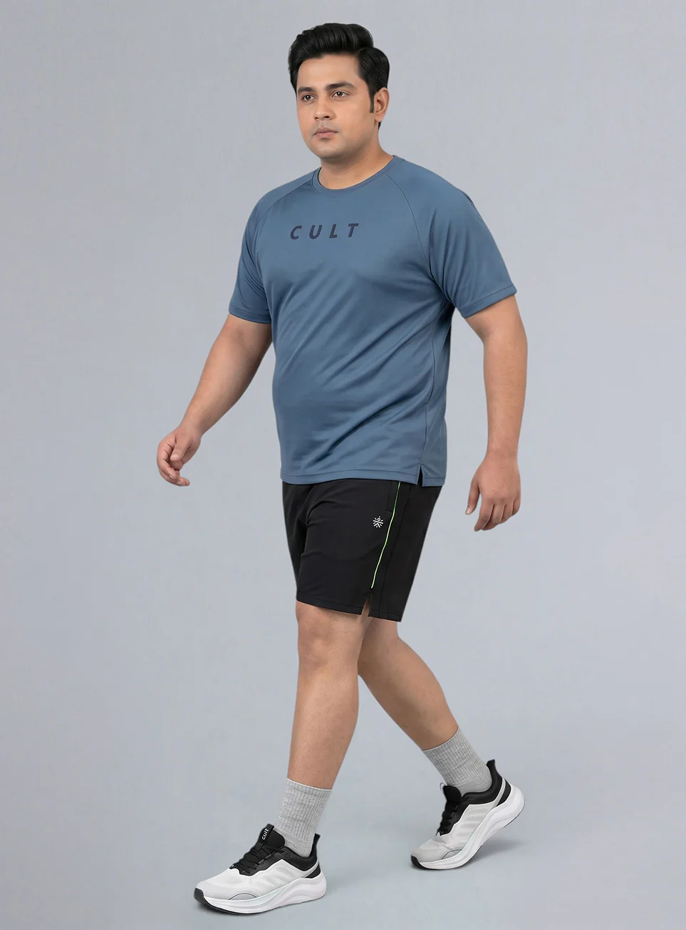 Men's Black Air Flex Plus Size Training Shorts - Image 2
