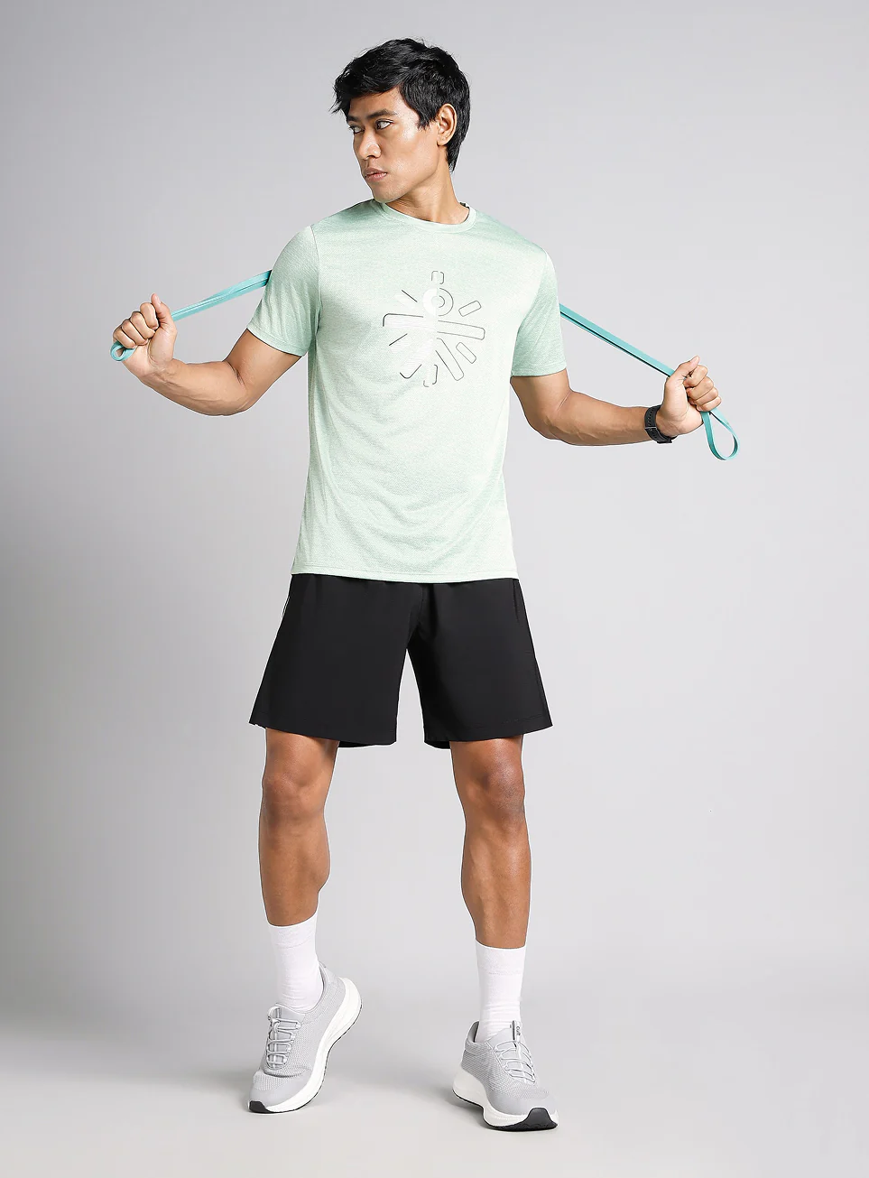 Men's Black Air Flex Training Shorts - Image 3