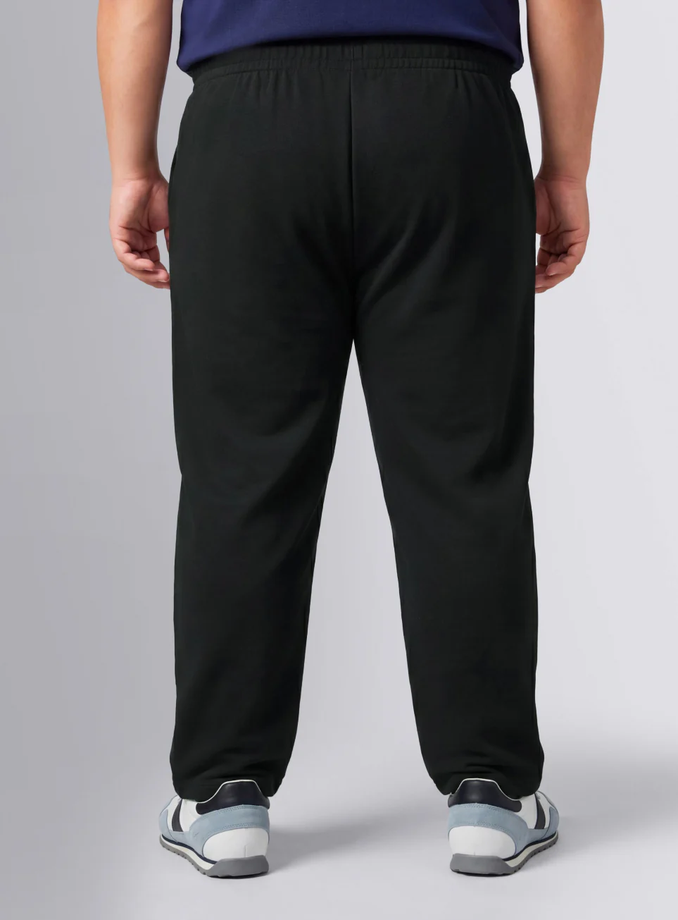 Men's Black All Day Play Straight Fit Trackpants - Image 6