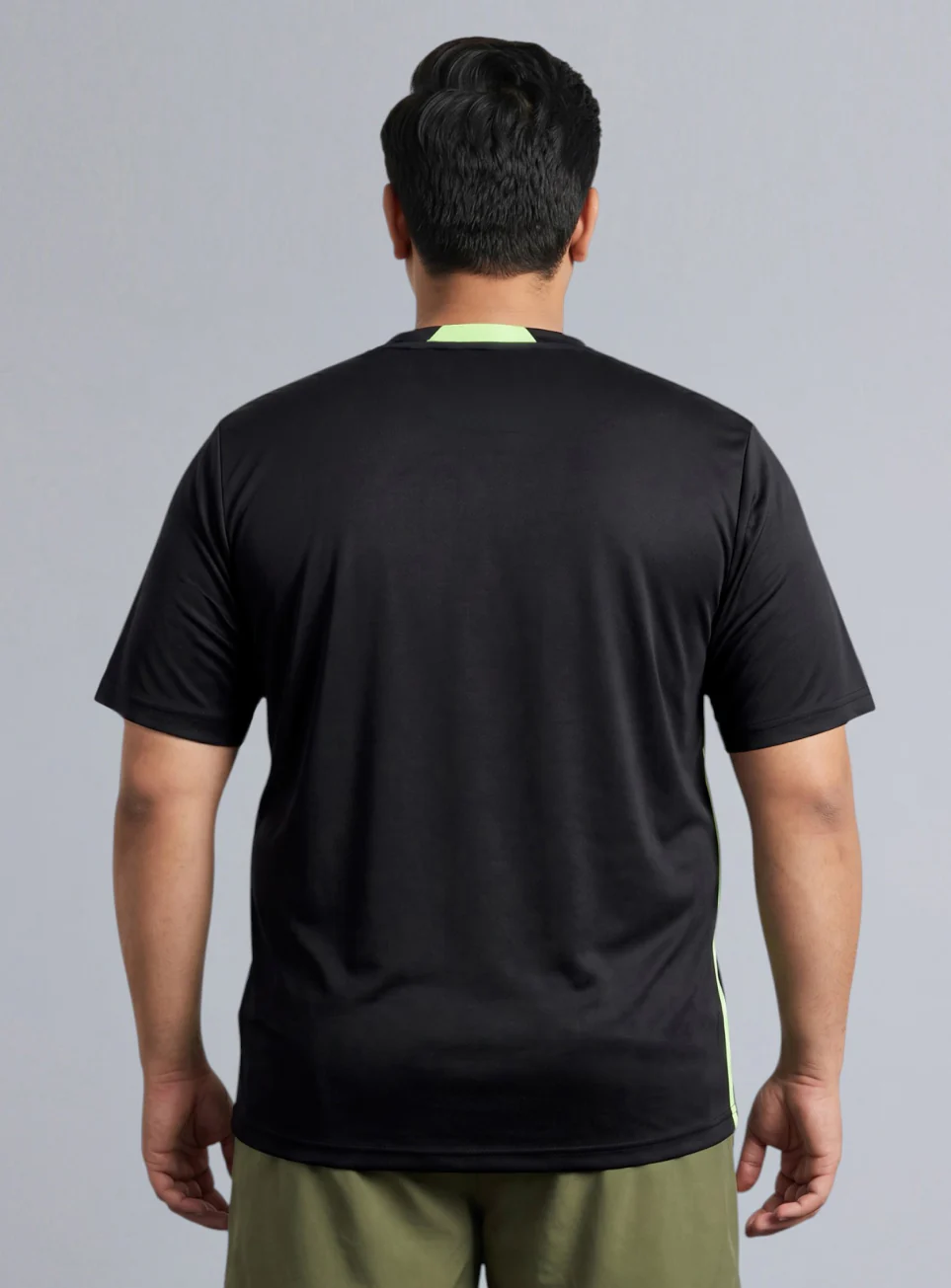 Men's Black All Format Plus size Training T-shirt - Image 6