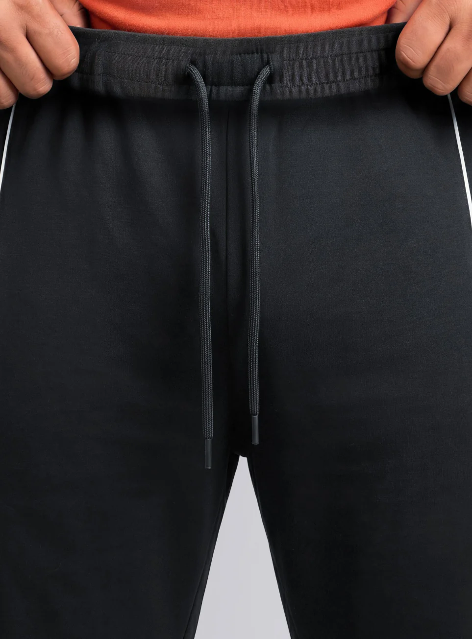 Men's Black Beyond Play Plus Size Trackpants - Image 8