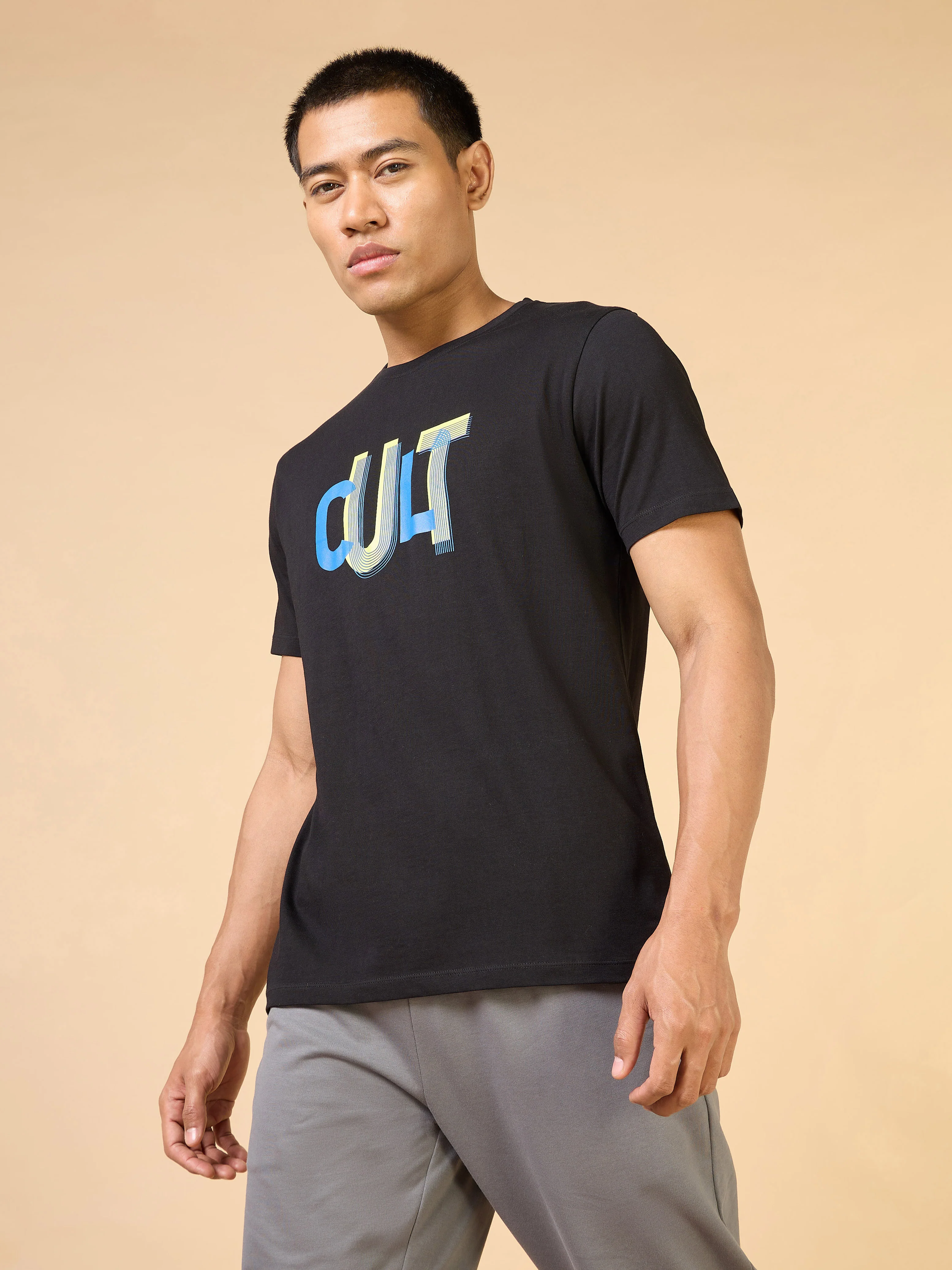 Men's Black Cult Brand Carrier T-shirt