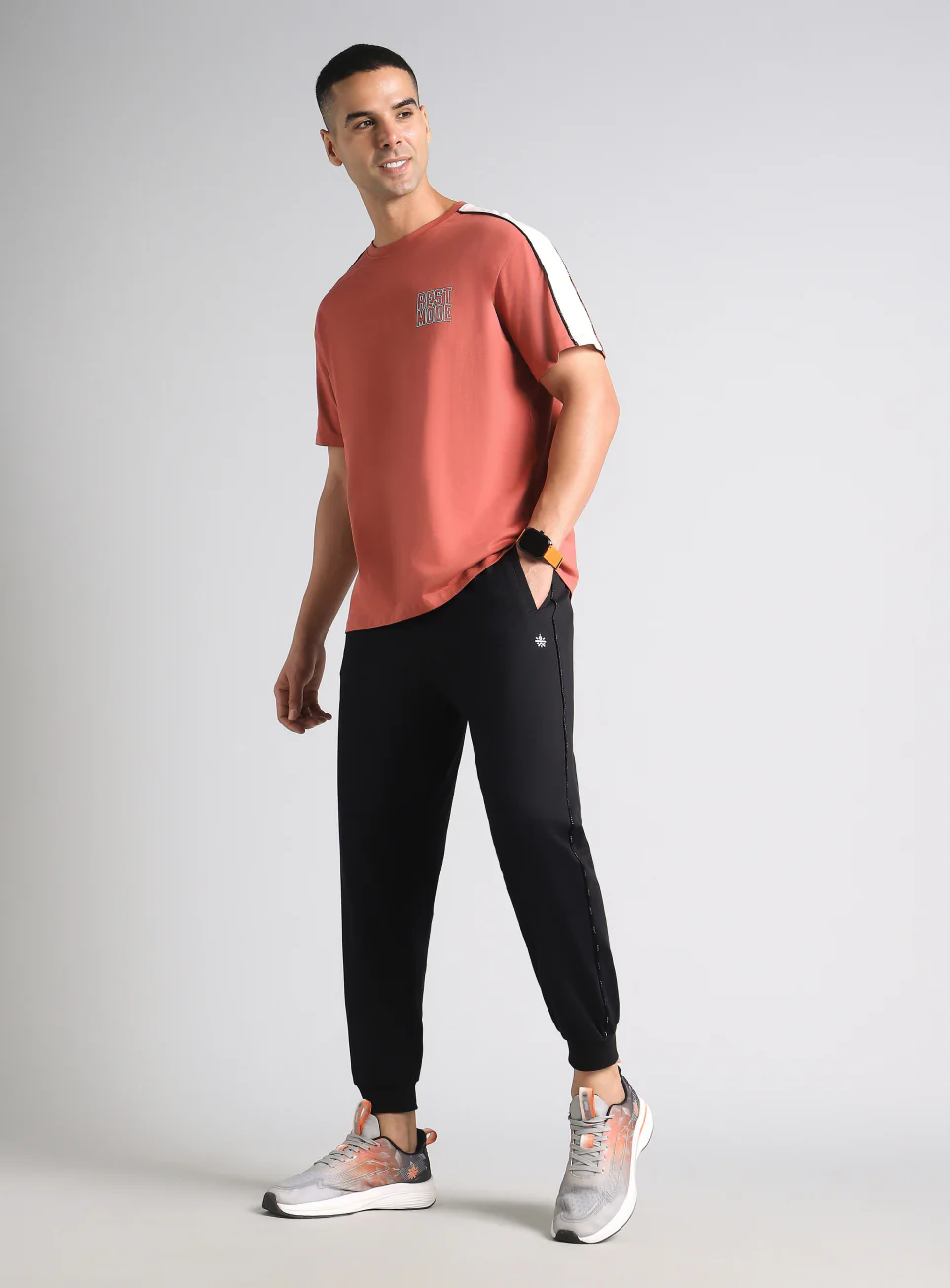 Men's Black Cult Everyday Relaxed Fit Joggers - Image 2