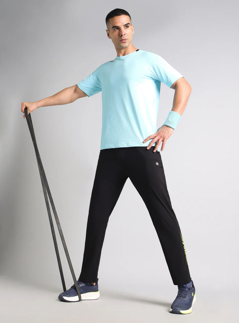 Men's Black Cult Performance Training Trackpants - Image 3