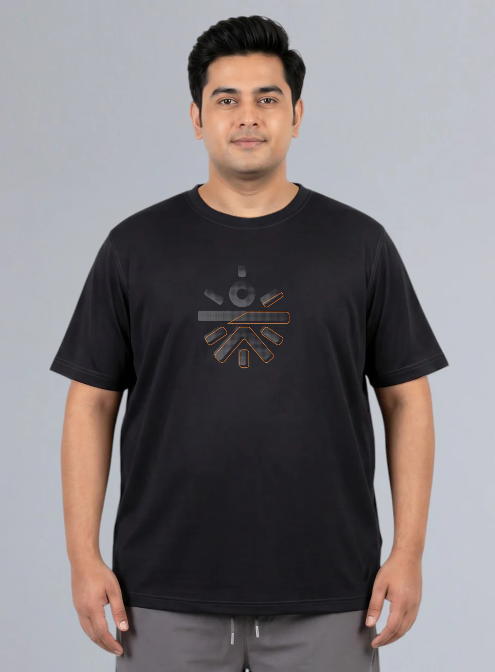 Men's Black Cult Training Essential Plus Size T-shirt - Image 4