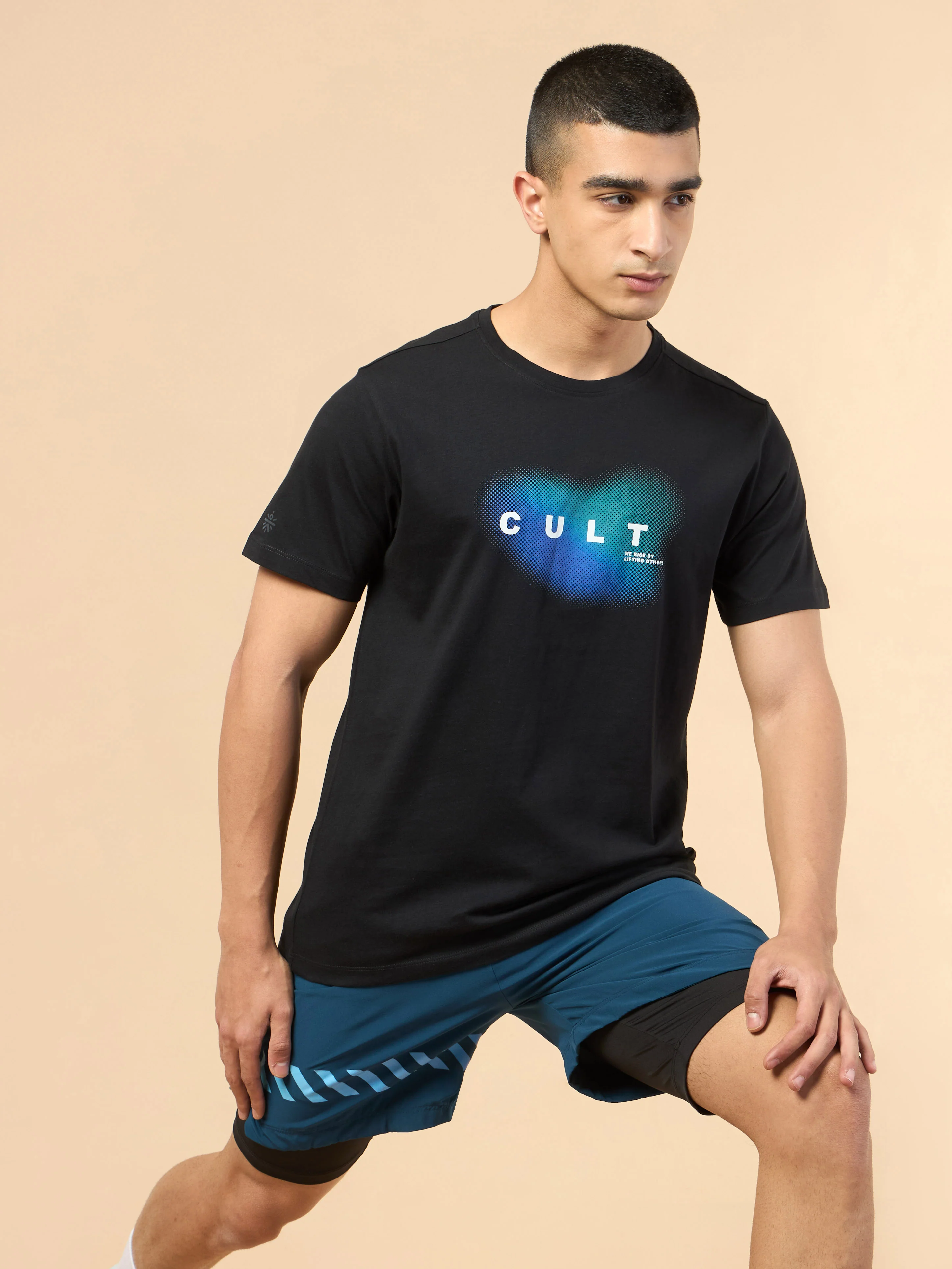 Men's Black Cult Training Graphic T-shirt
